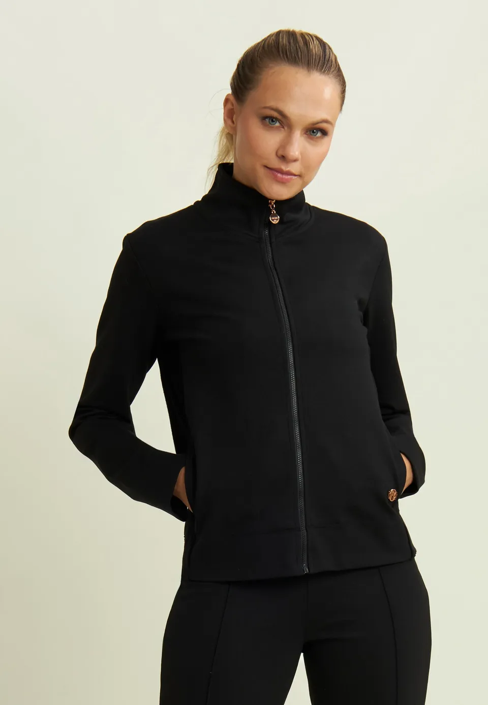 freddy-felpa-full-zip-in-viscosa-con-inserti-in-ciniglia image 1