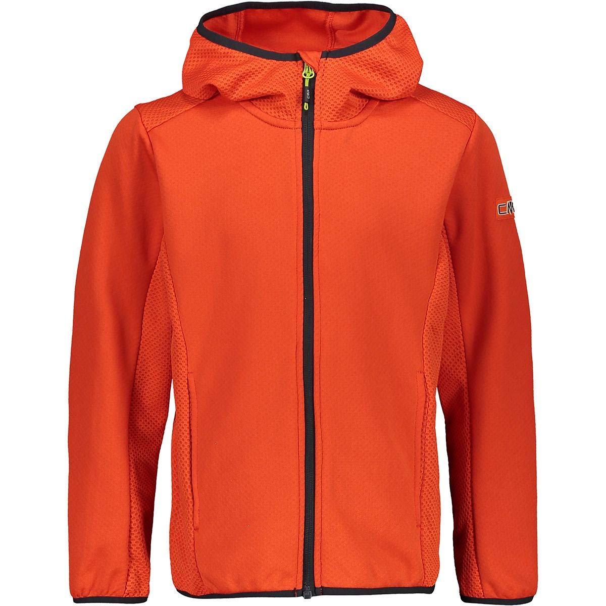 cmp-giacca-pile-grid-tech-bambini-con-cappuccio-unisex image 5
