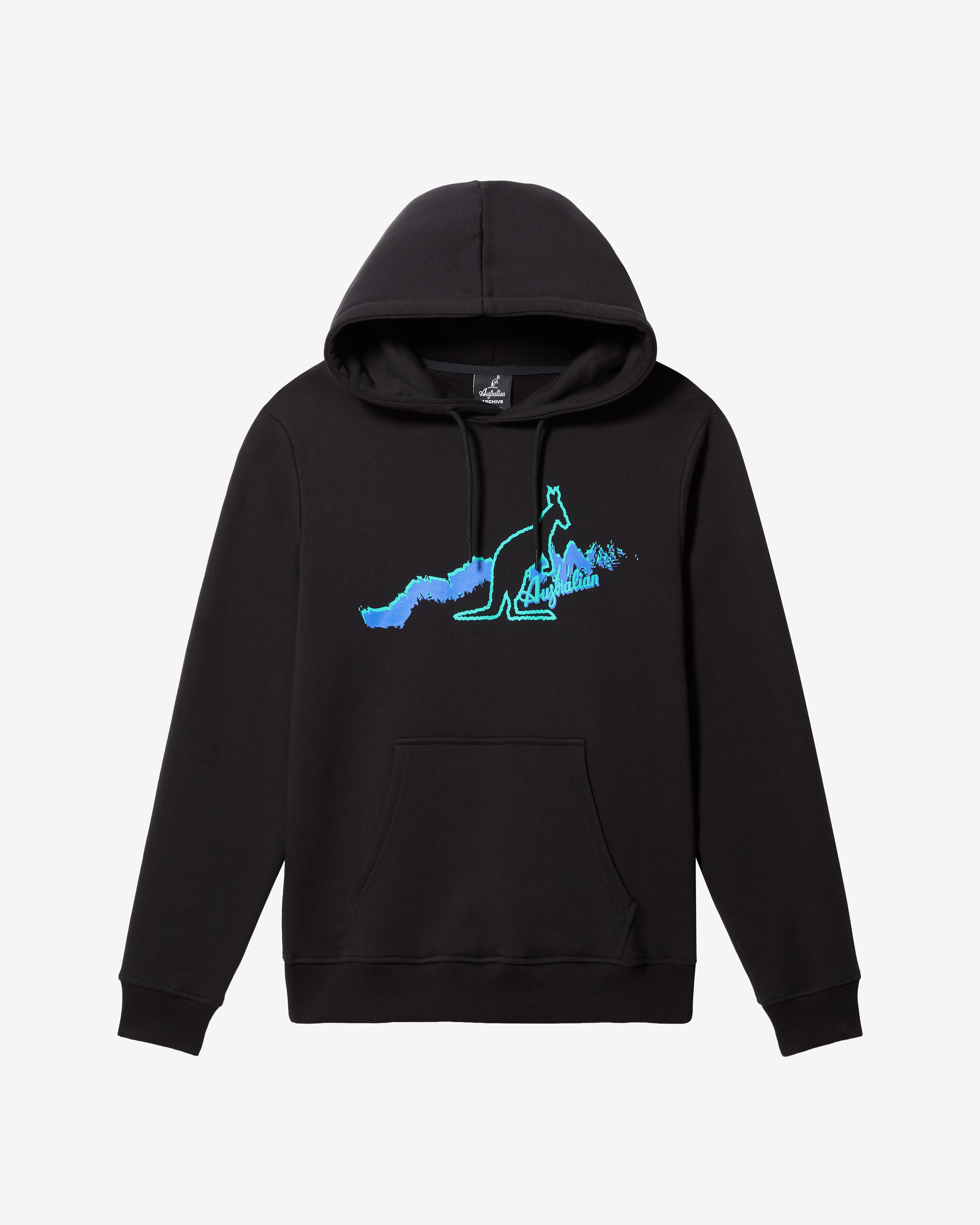 australian-road-hoodie-archive-felpa-cappuccio-nera image 6