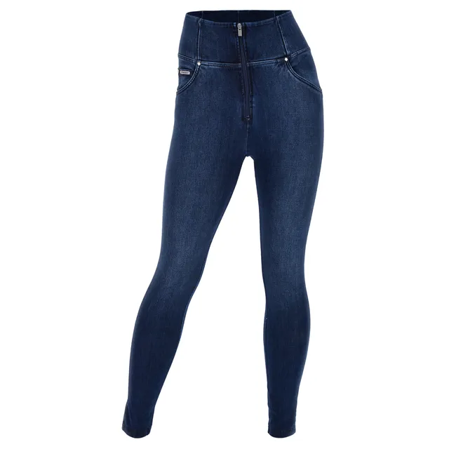 freddy-wr-up-jeans-push-up-7-8-curvy-vita-alta-denim-effetto-used image 1
