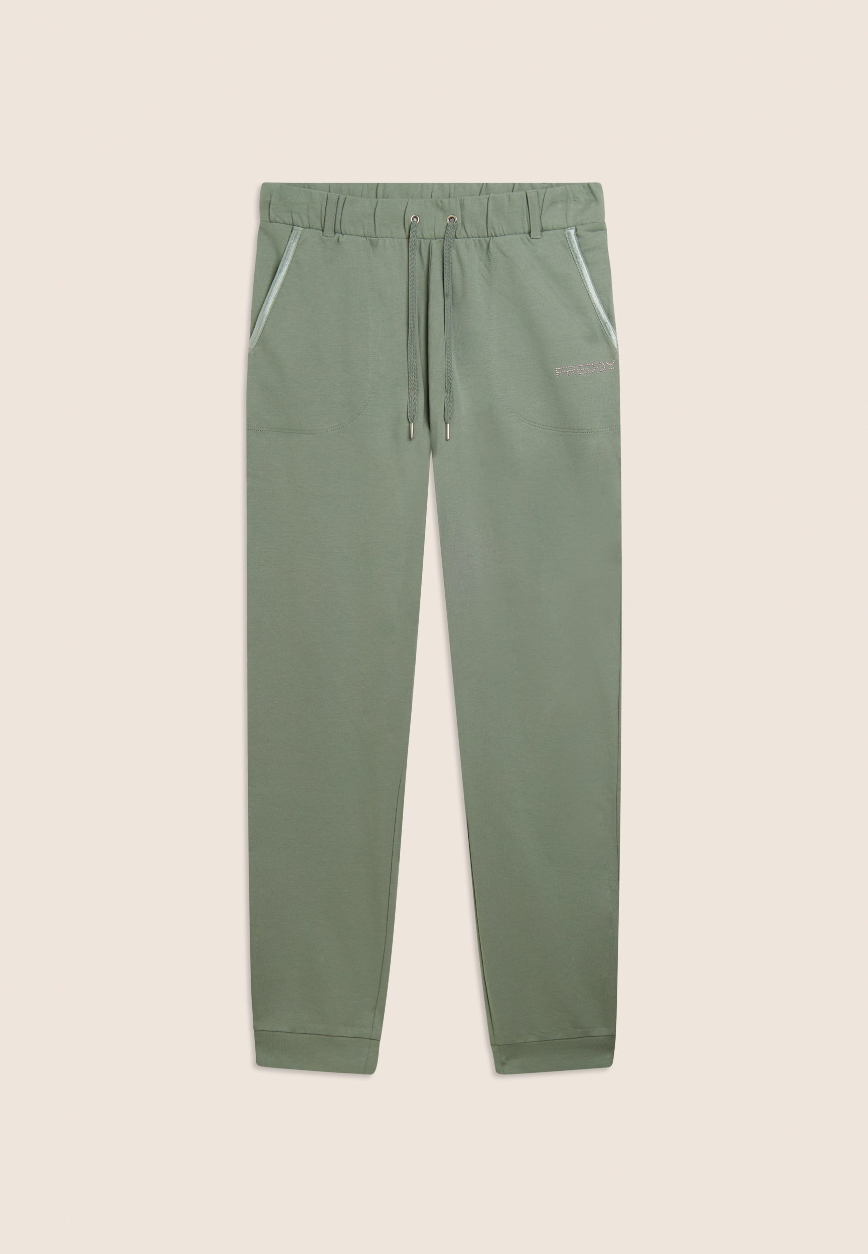 freddy-pantaloni-sportivi-jersey-pesante-con-coulisse-e-polsini image 5