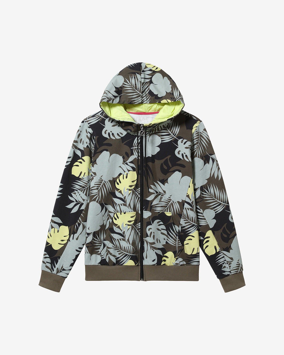 australian-flowers-hoodie-jacket-giacca-felpa-verde-aneto image 3