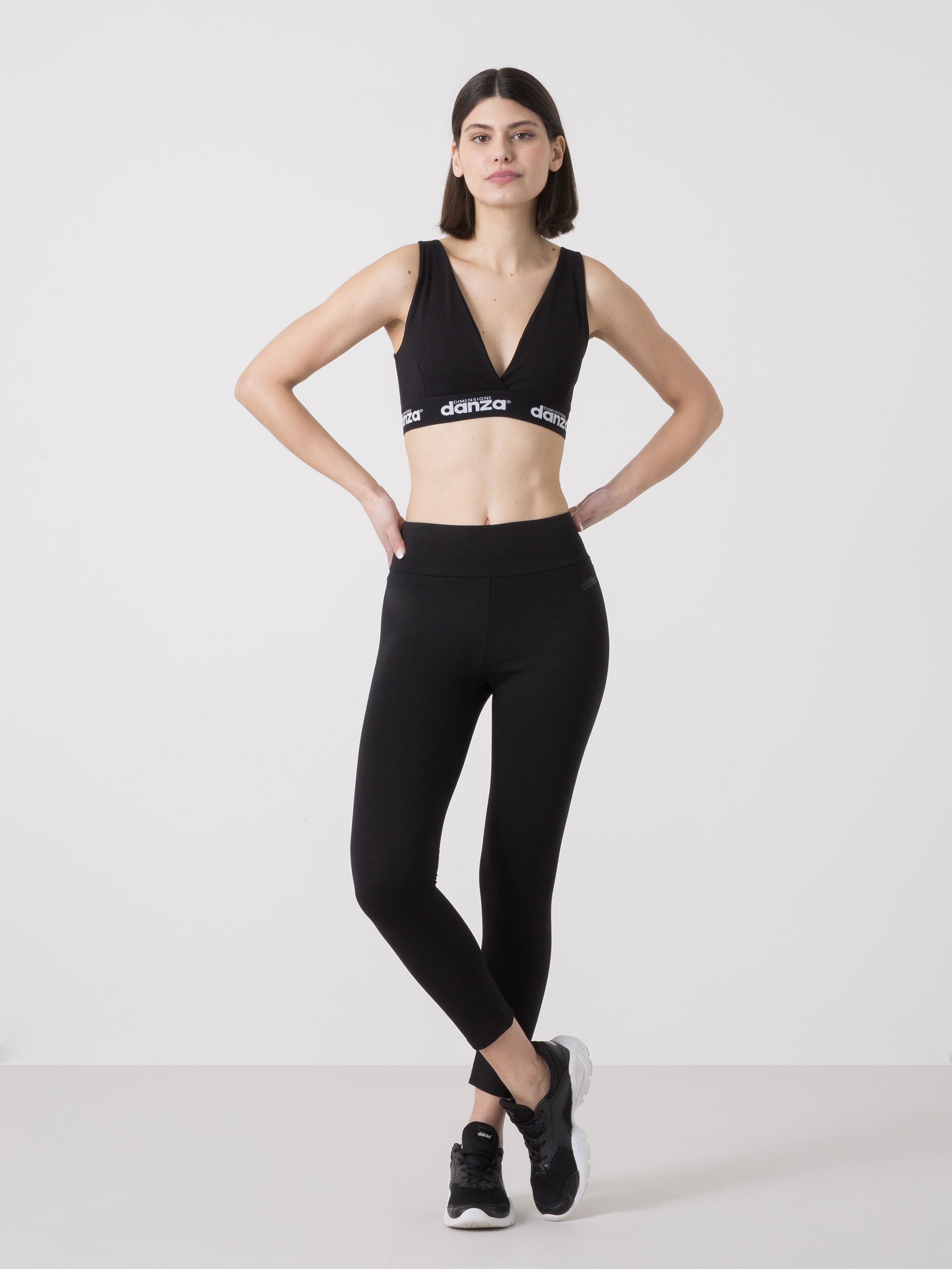dimensione-danza-leggings-donna-vita-alta-cropped-fitness-e-tempo-libero image 2