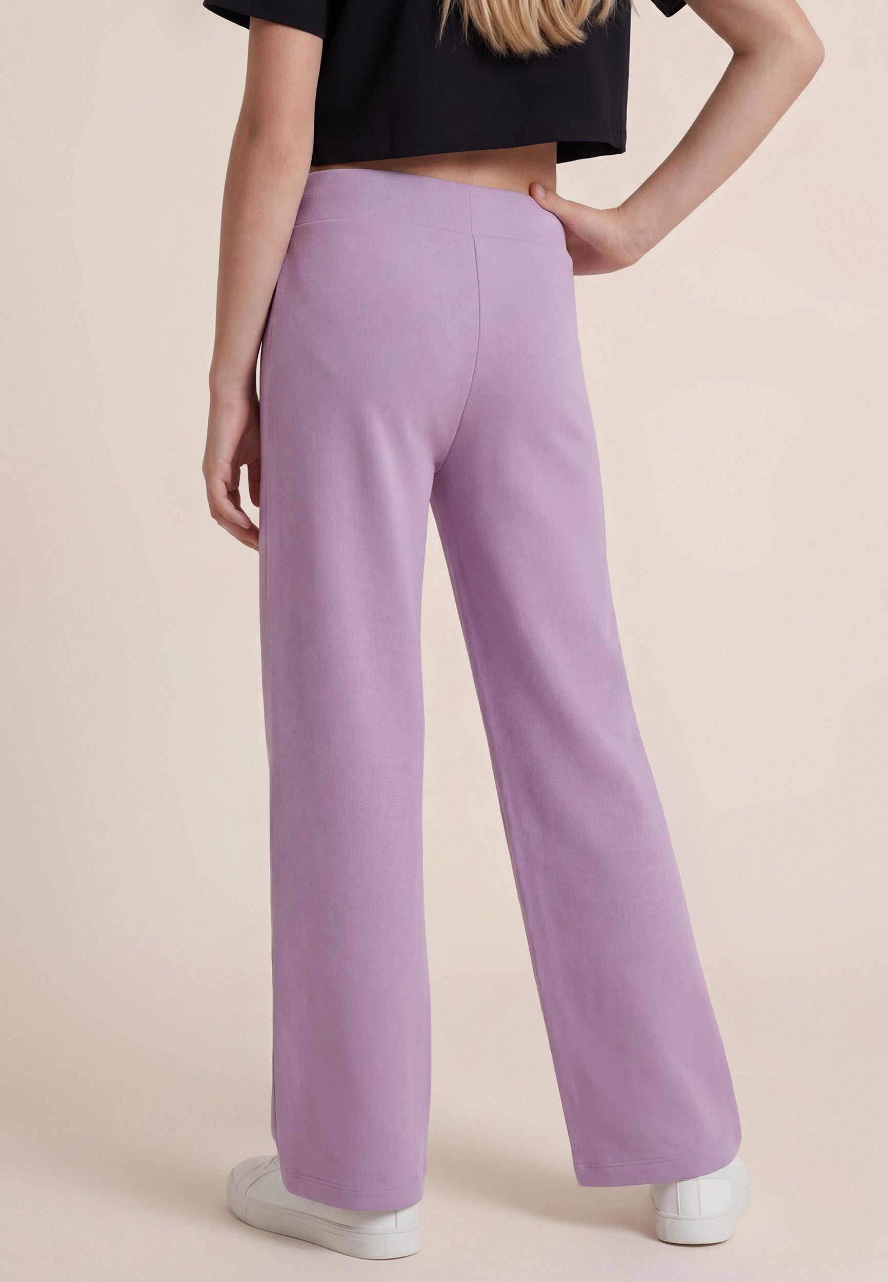 freddy-leggings-flare-in-jersey-con-spacchi-sul-fondo-bimba-e-ragazza image 3
