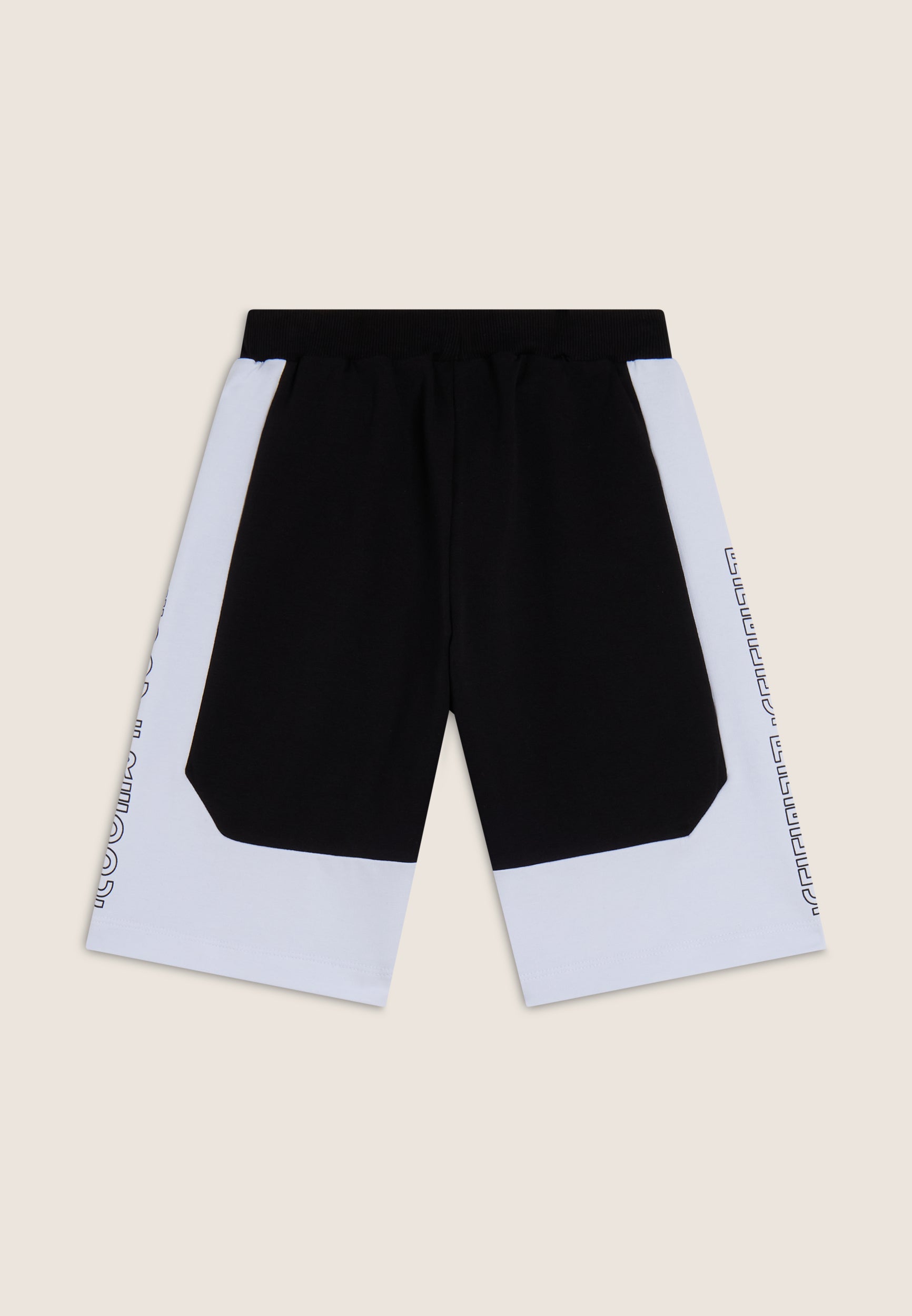 freddy-short-bambina-e-bambino-a-blocchi-colore-con-logo-in-cotone image 2