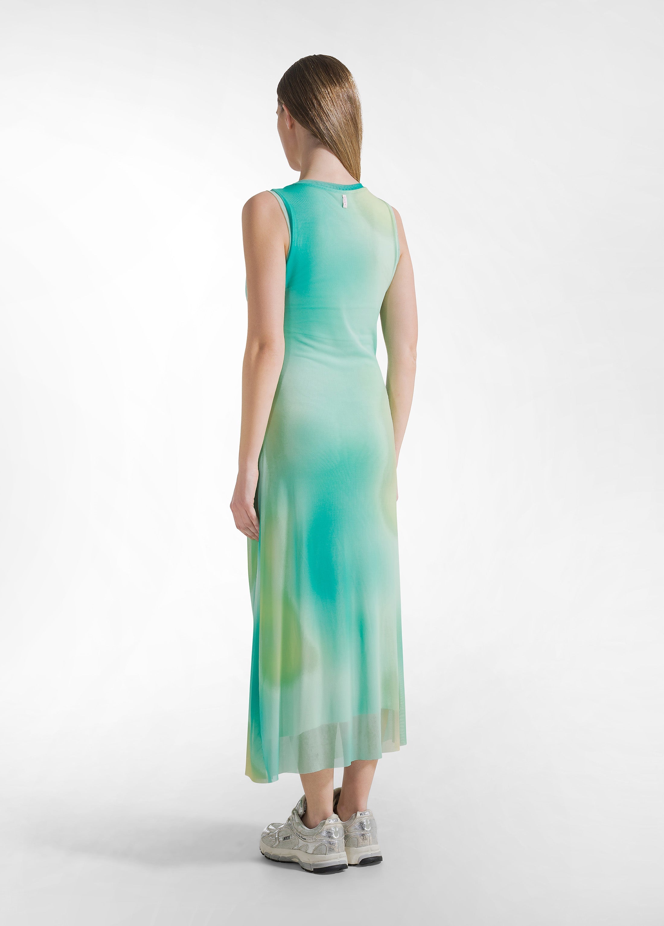 deha-abito-lungo-in-tulle-allover-blu image 3