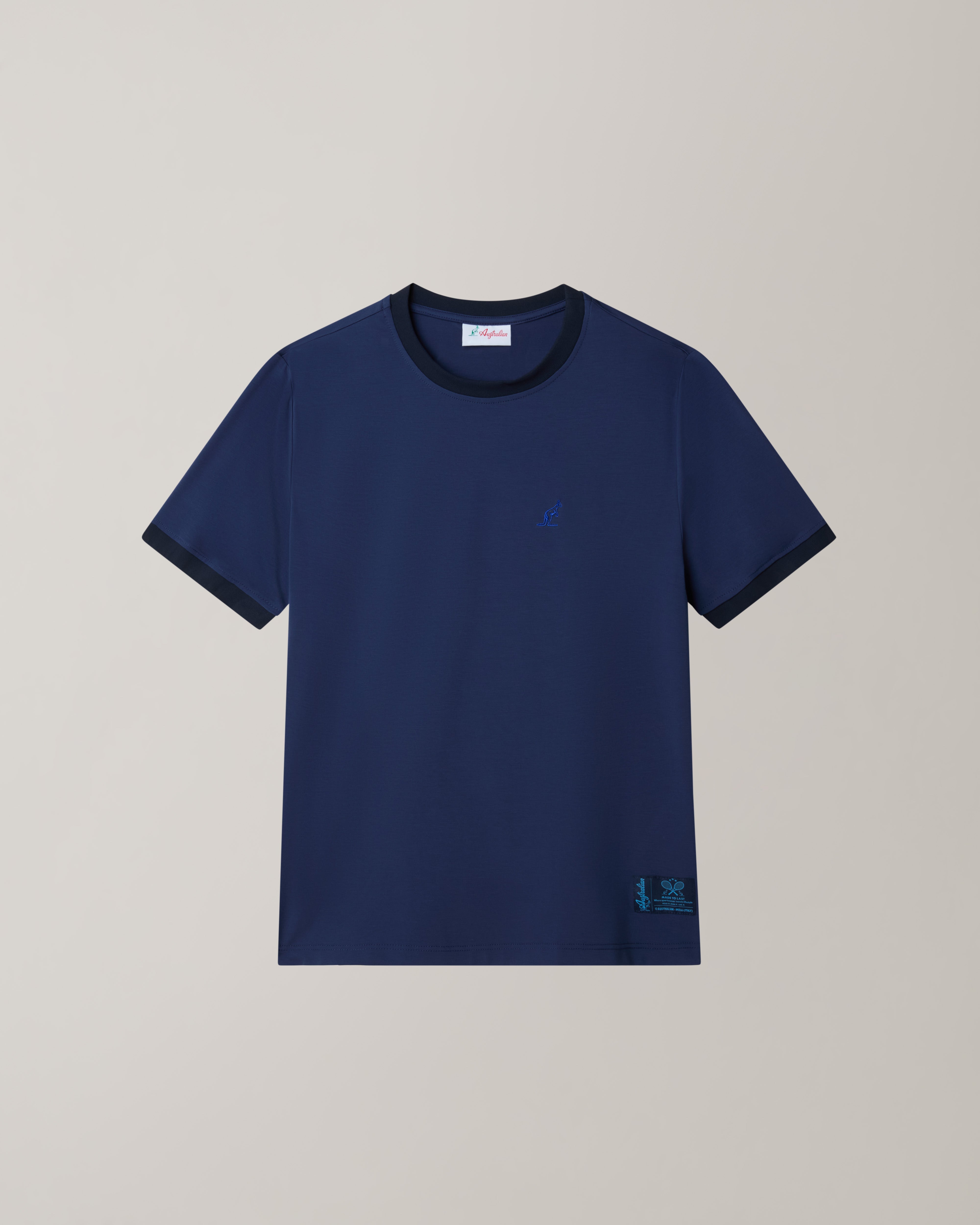 australian-flowline-t-shirt-maglietta-tecnica-interlock-blu-cosmo image 6