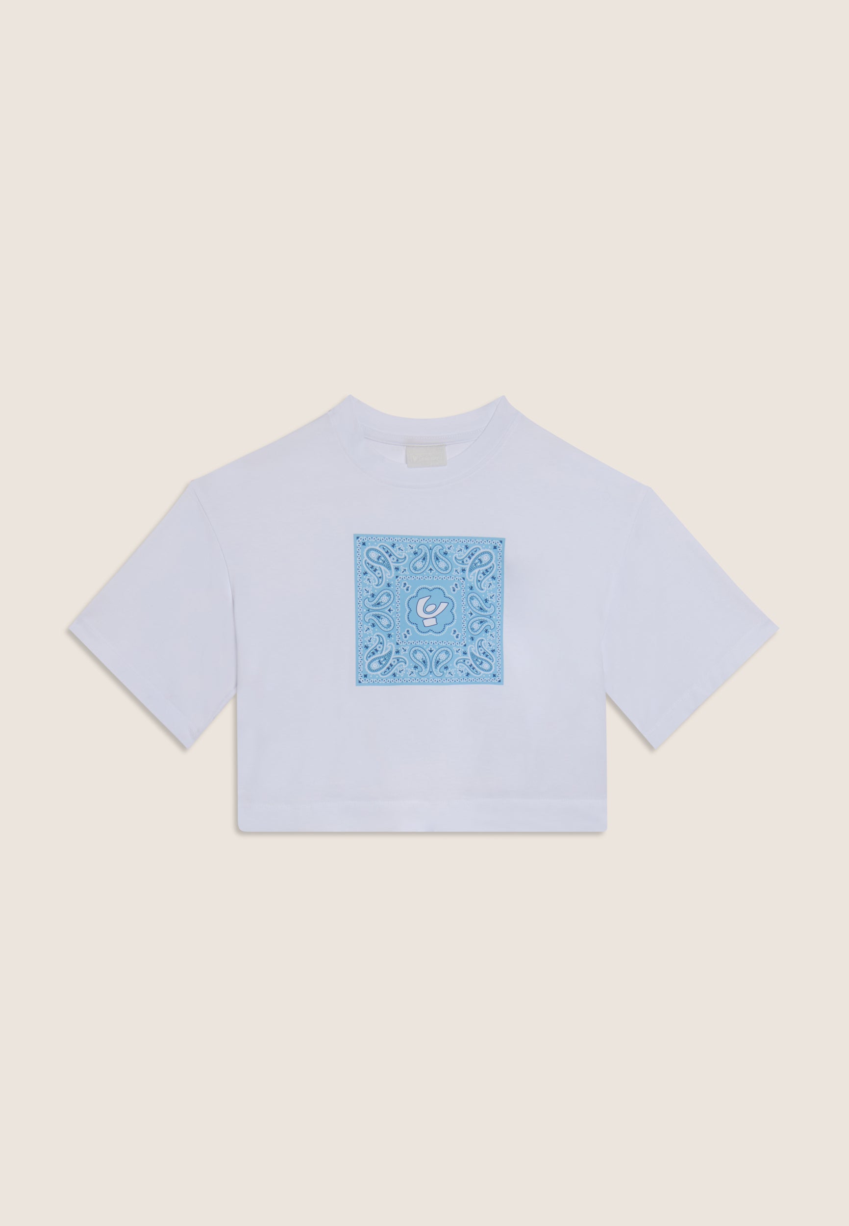 freddy-t-shirt-cropped-bambina-grafica-paisley-manica-corta image 5