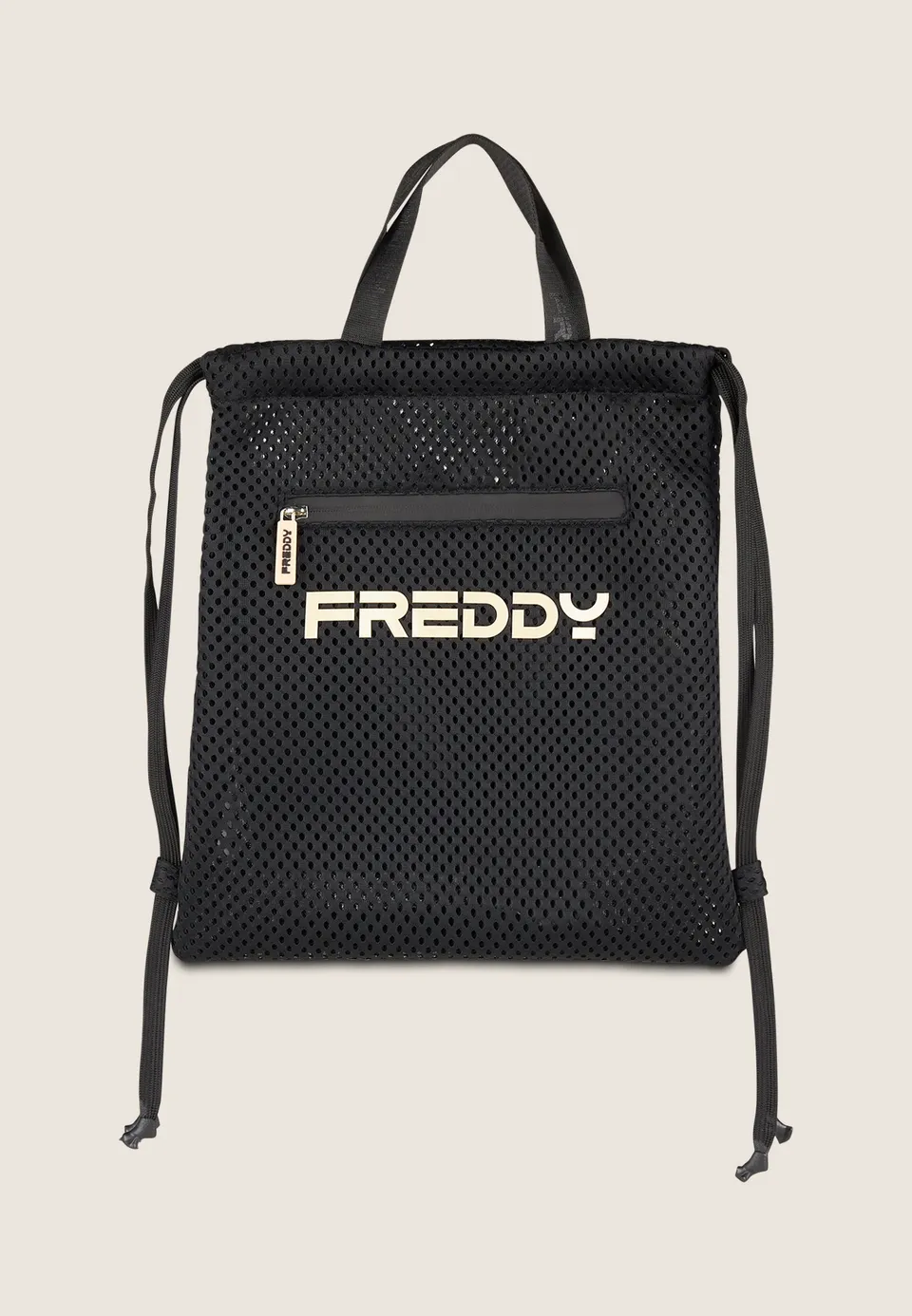 freddy-sacca-zaino-pieghevole-in-poliestere-riciclato-nero-traspirante image 1