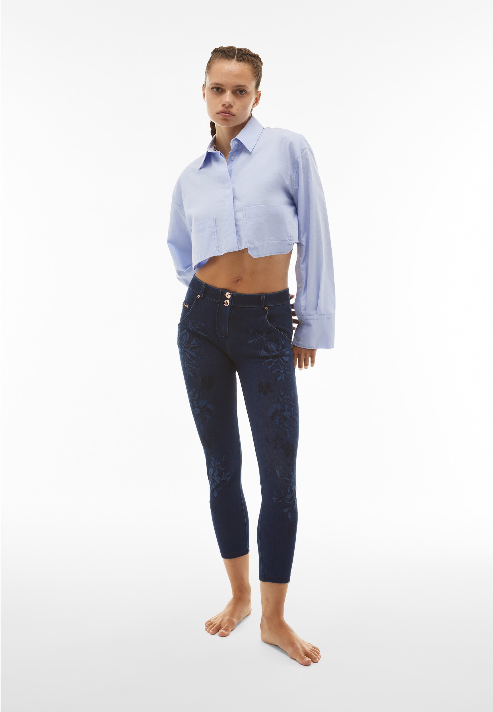 freddy-jeans-wr-up-donna-vita-regular-7-8-superskinny-con-decoro-floreale image 4