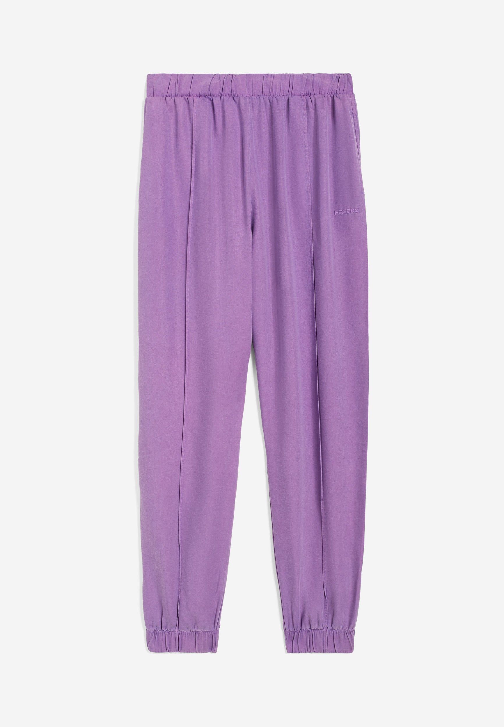 freddy-pantaloni-donna-twill-lyocell-impuntura-centrale-comfort image 5