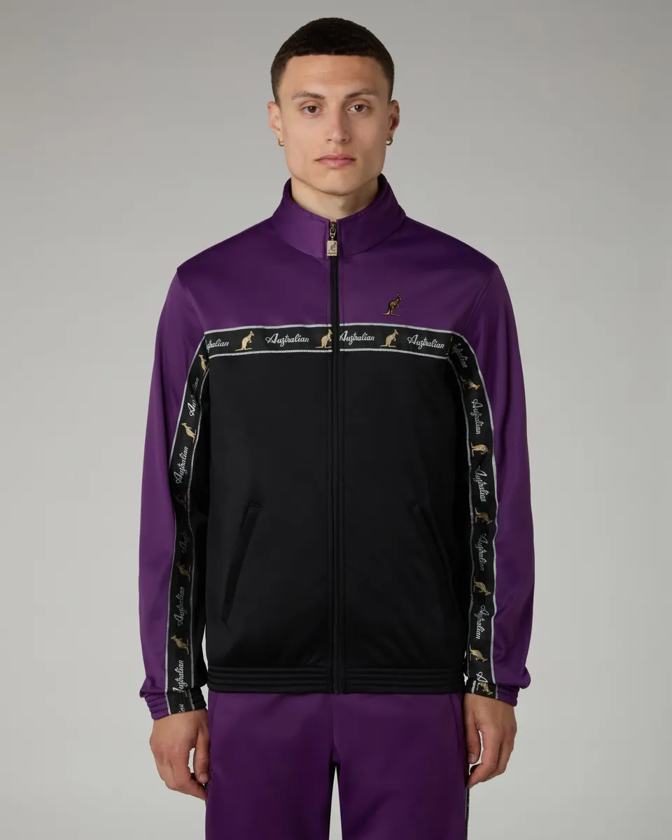 australian-duo-track-jacket-giacca-in-acetato-viola image 1