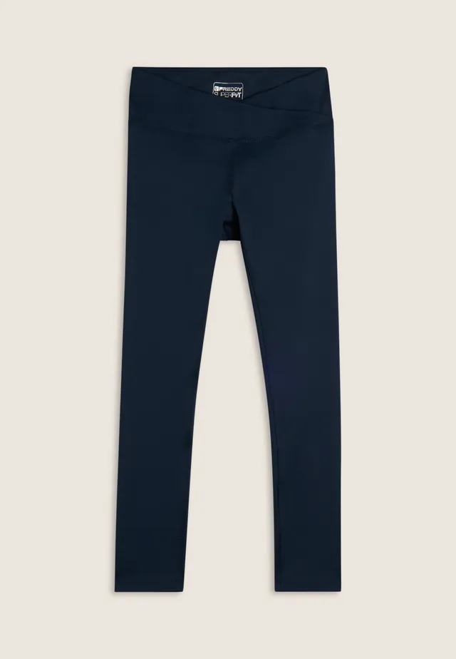 freddy-leggings-sportivi-7-8-traspiranti-vita-regular-monocolore image 1