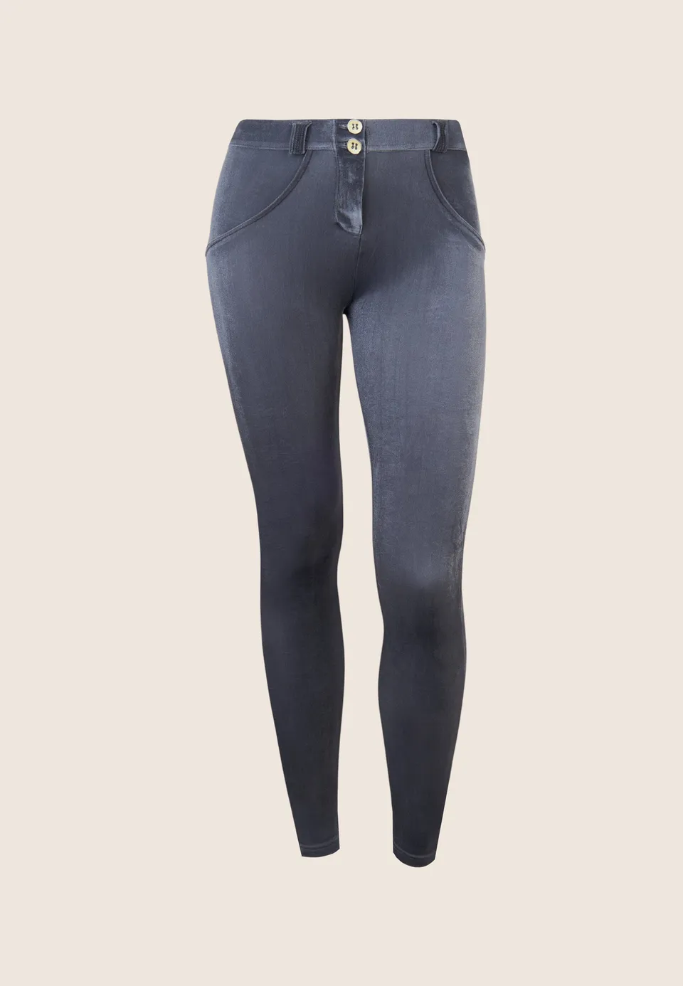 freddy-pantaloni-push-up-wr-up-vita-regular-effetto-velluto image 1