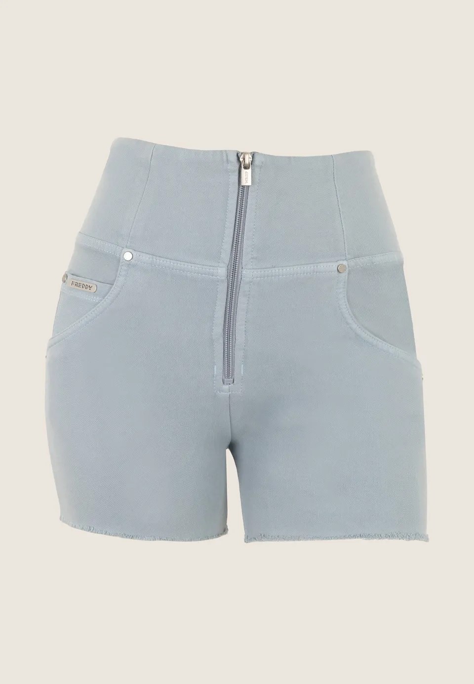 freddy-wr-up-shorts-donna-vita-super-alta-zip-in-denim-navetta-ecologico image 1