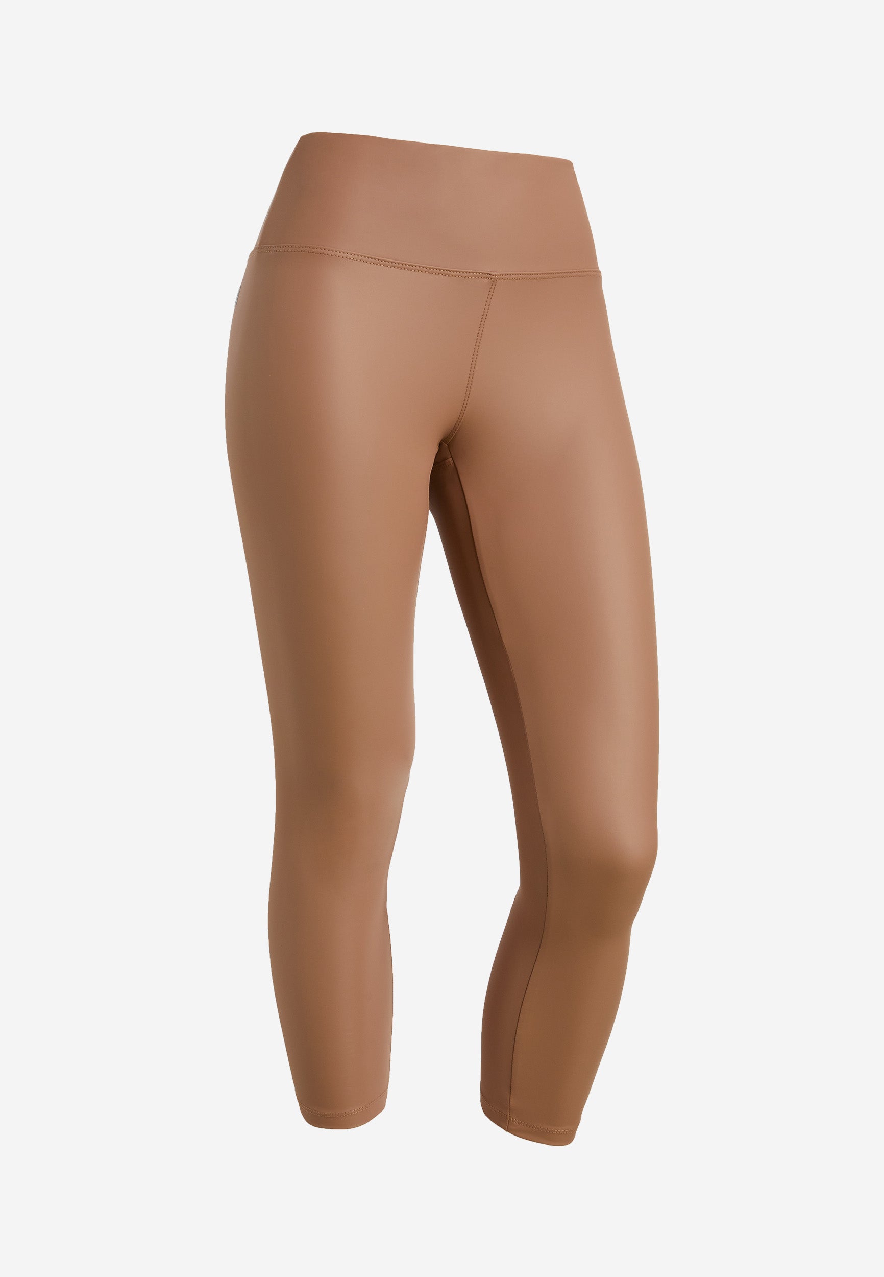 freddy-leggings-7-8-vita-alta-coated-effetto-pelle-leggings-donna image 4
