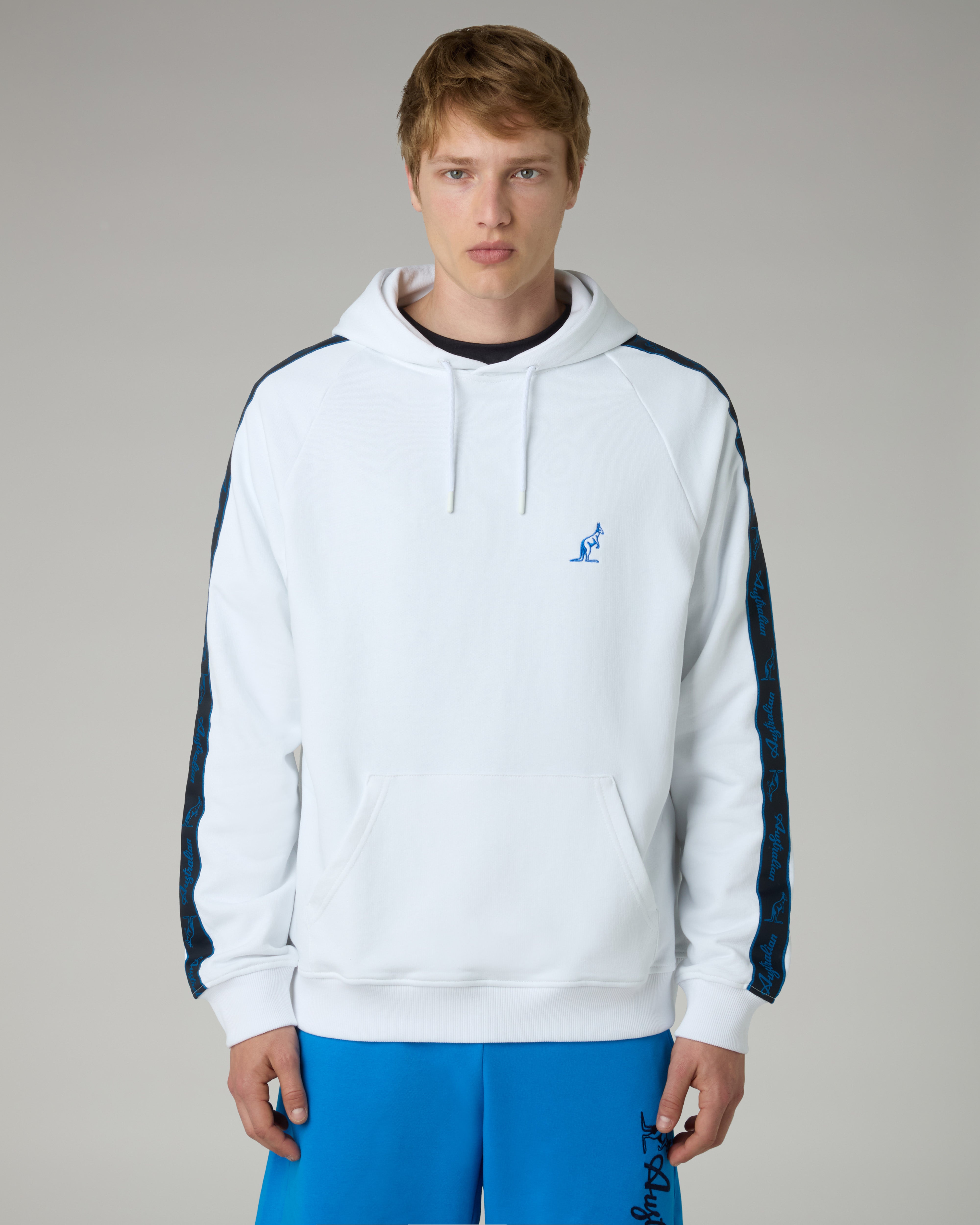 australian-tape-hoodie-felpa-con-cappuccio-in-cotone image 1