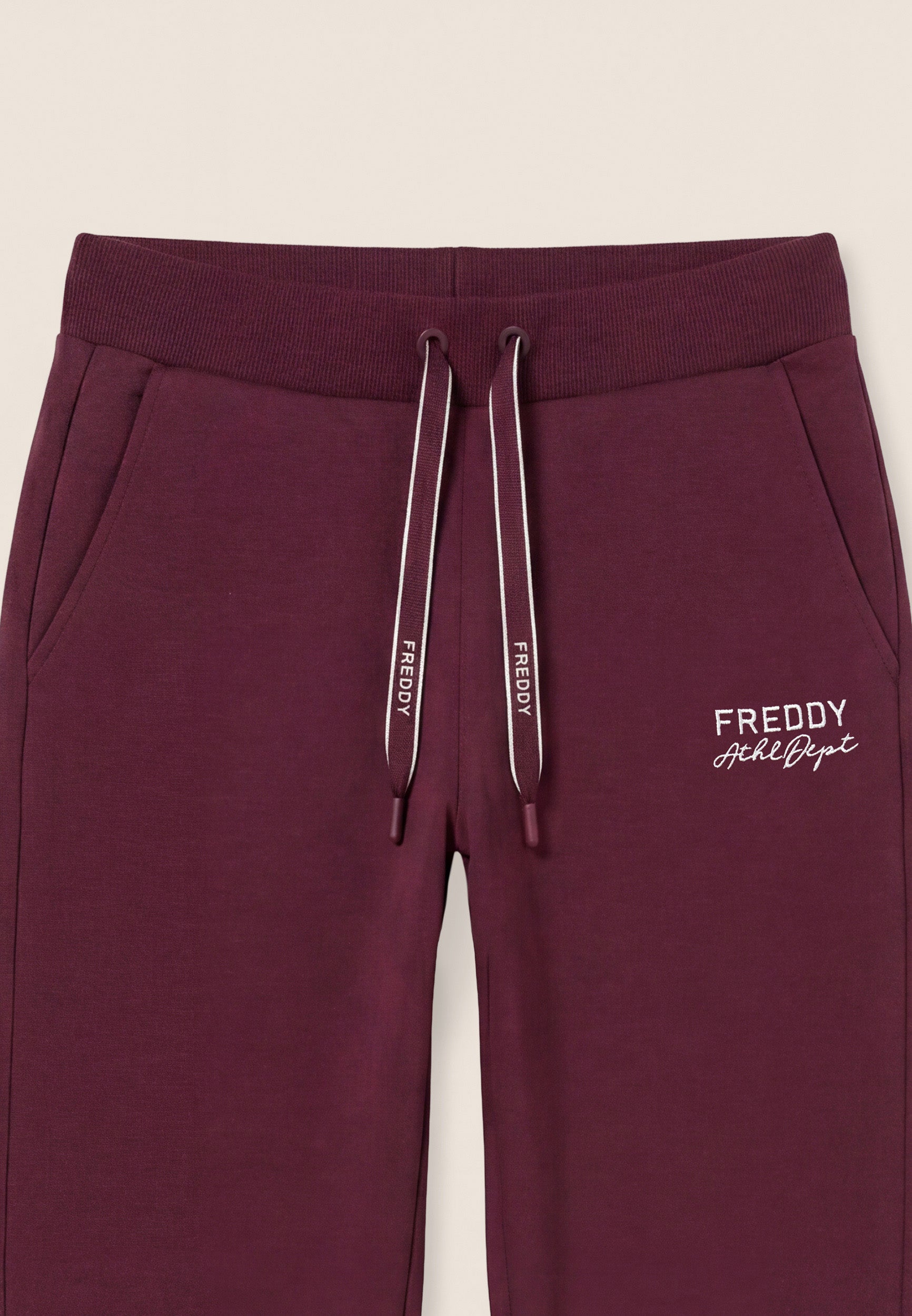 freddy-pantaloni-sportivi-donna-in-felpa-regular-fit-con-polsino image 3