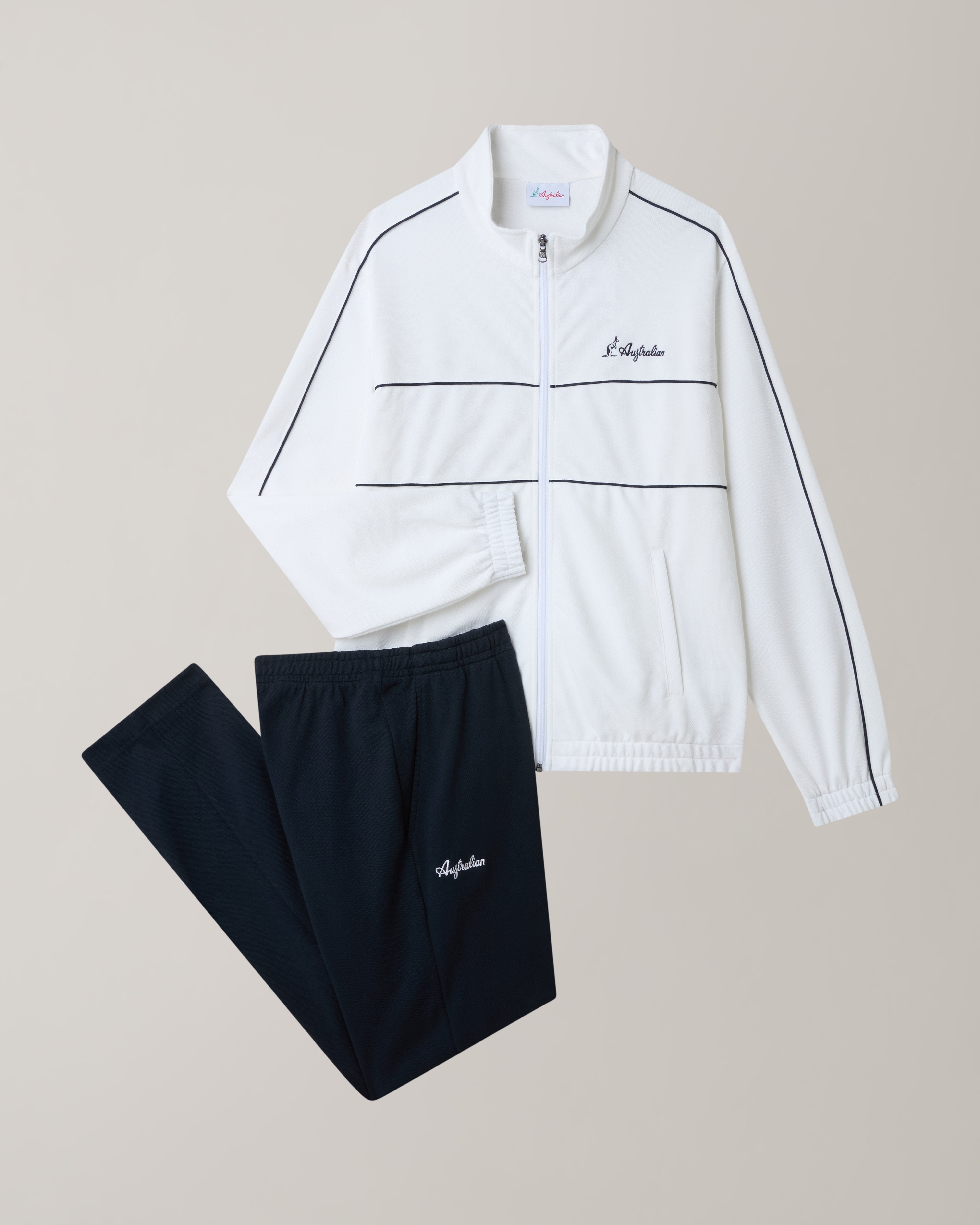 australian-mycon-piquet-tracksuit-tuta-completa-bianca image 8
