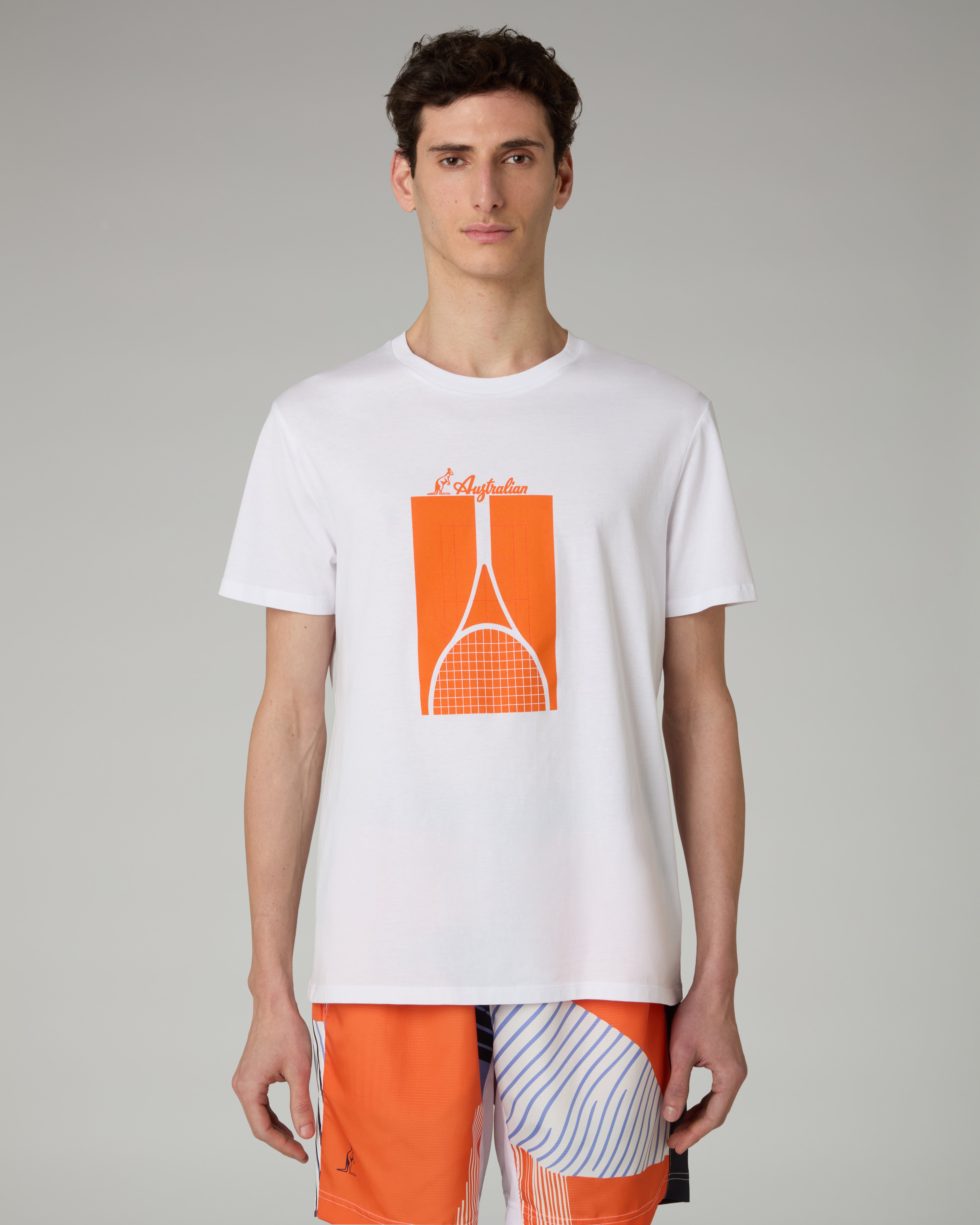 australian-raquet-court-t-shirt-bianco image 1