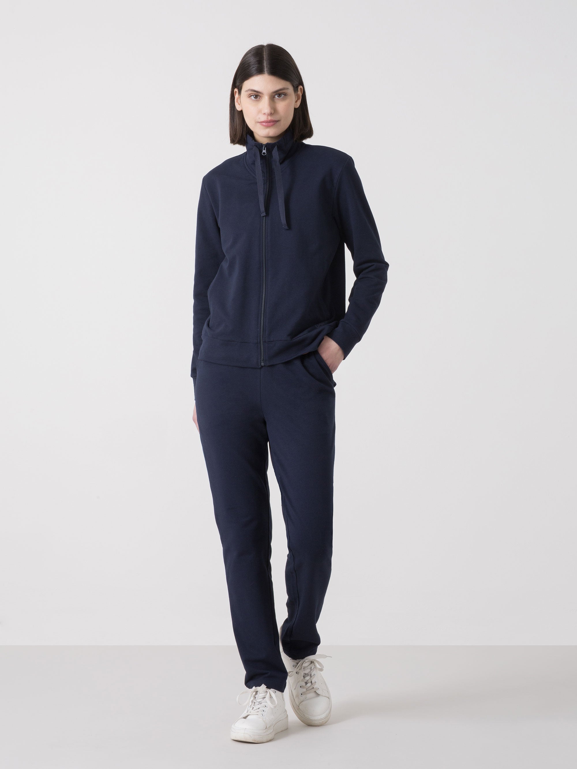 dimensione-danza-tuta-donna-full-zip-felpa-non-garzata-pantaloni-stretch image 6