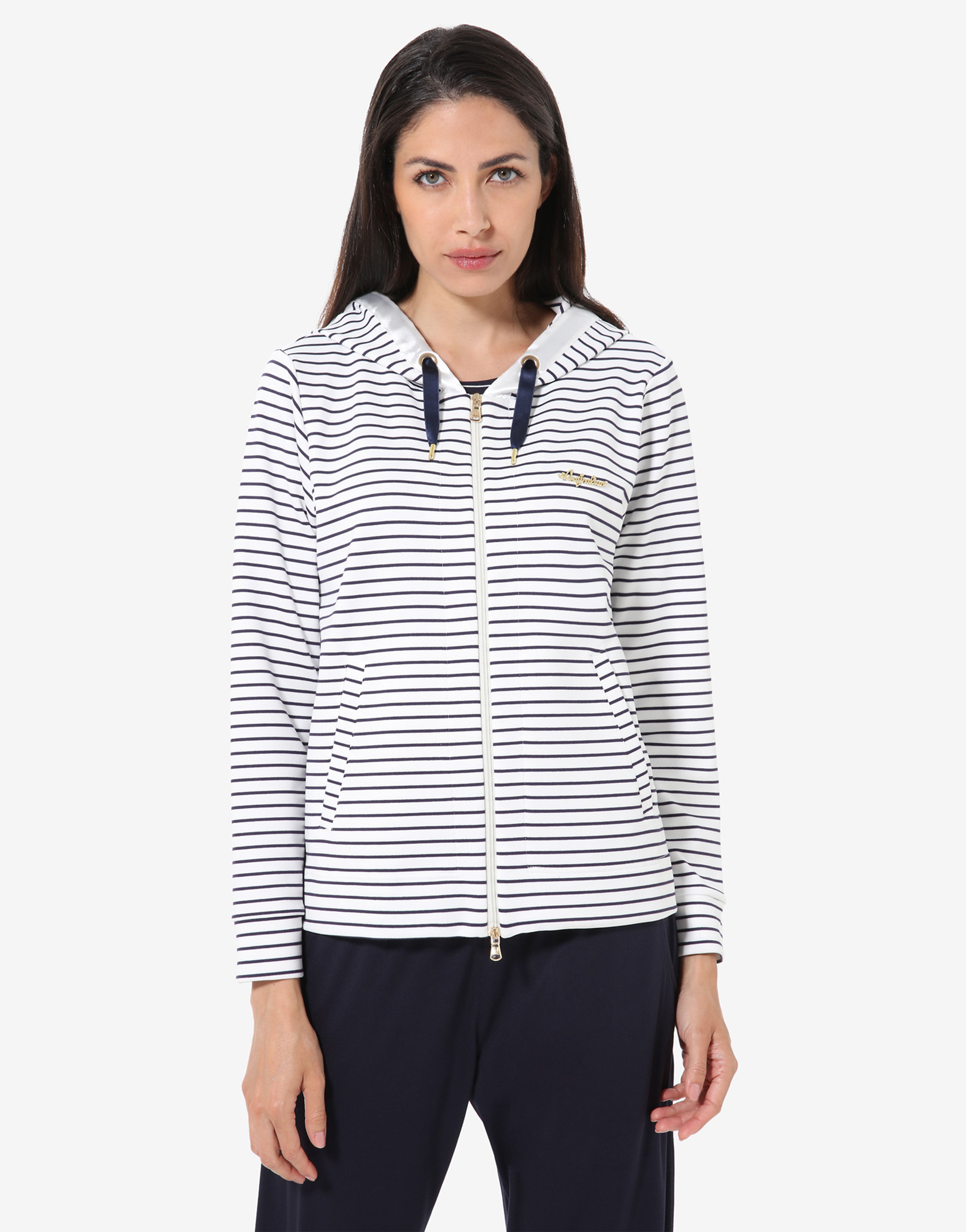 australian-striped-tracksuit-essential-tuta-blu-navy-in-poliviscosa image 5