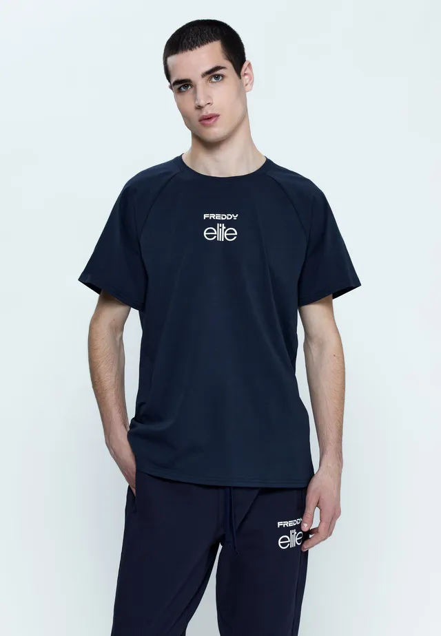 freddy-t-shirt-uomo-maniche-raglan-elite-jersey-cotone-elasticizzato image 1
