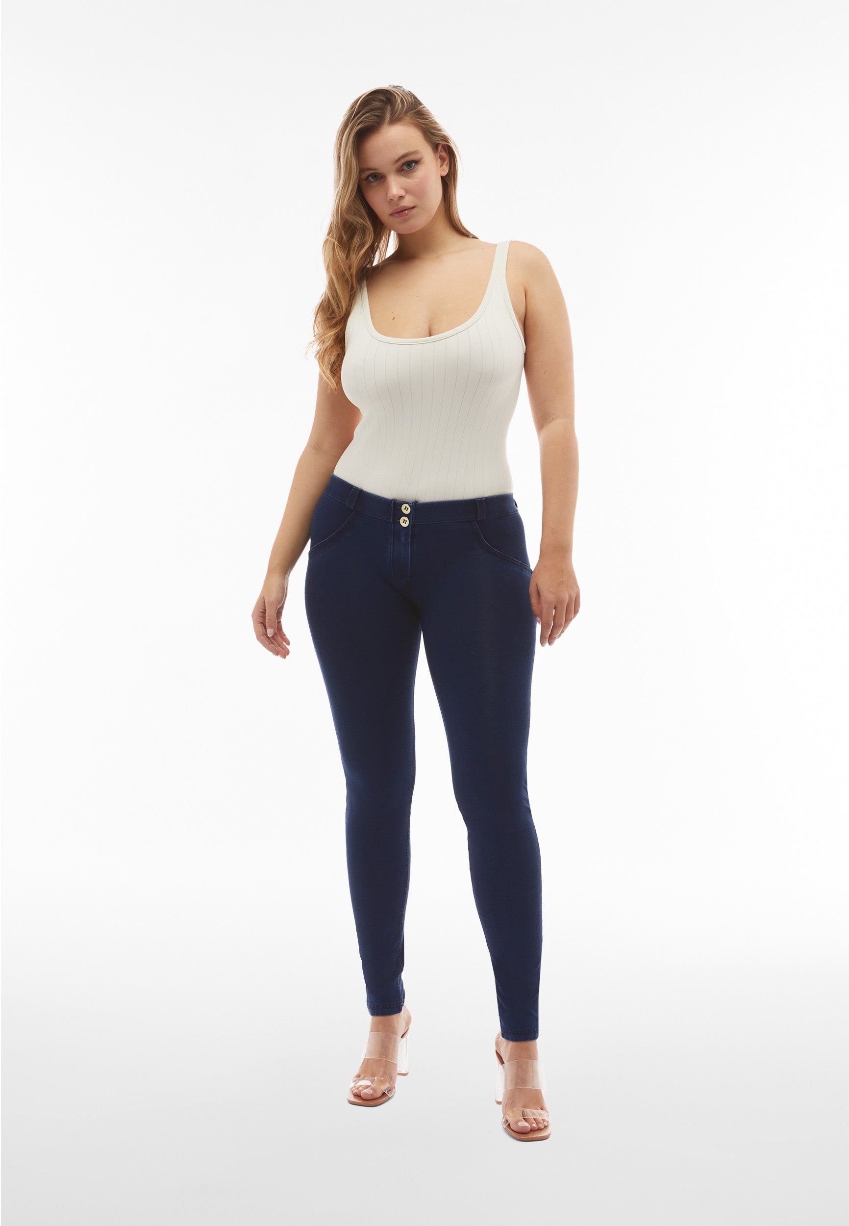 freddy-jeggings-push-up-wr-up-vita-bassa-in-jersey-organico-effetto-denim image 2