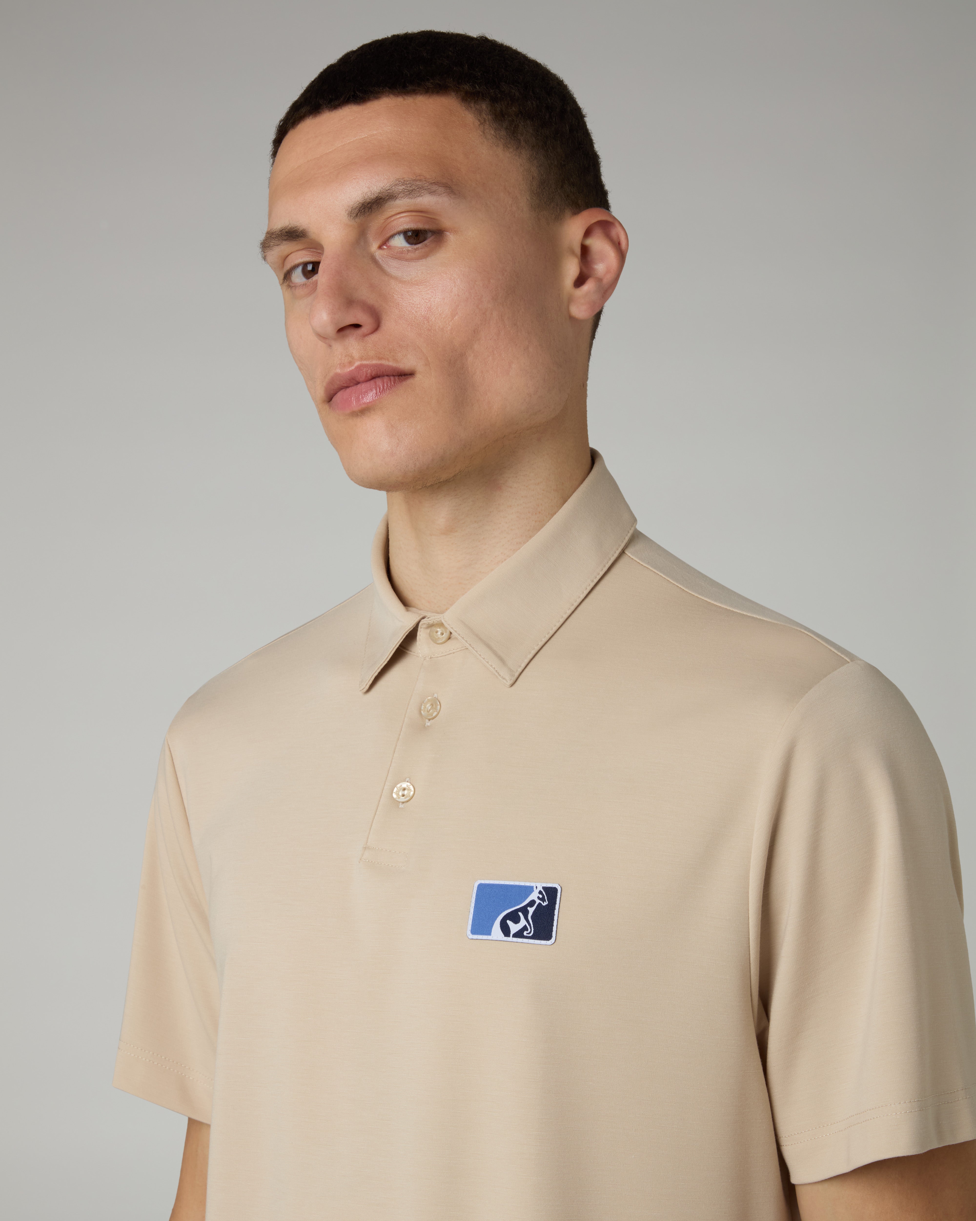 australian-flow-polo-uomo-in-tessuto-interlock-sabbia-made-in-italy image 4