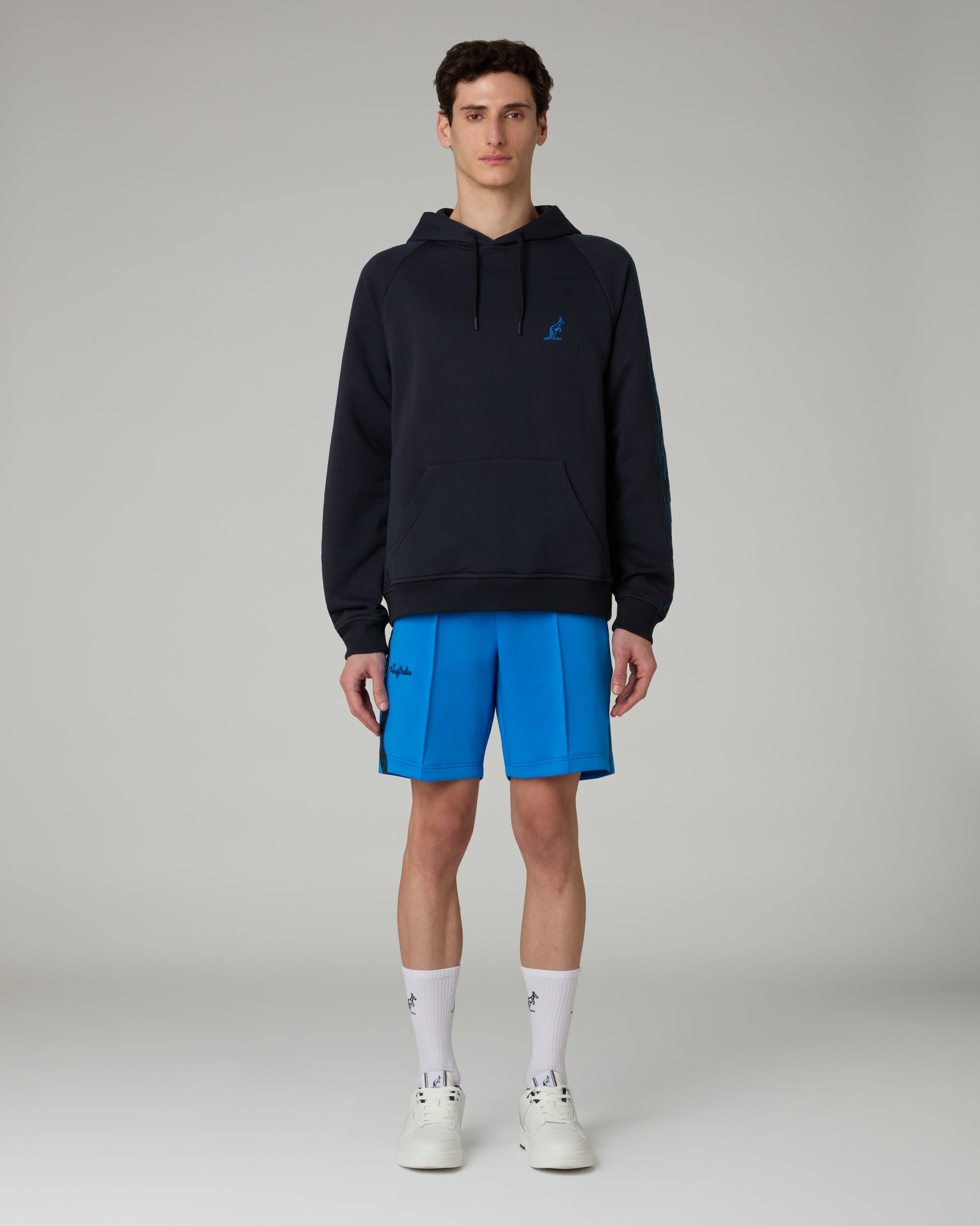 australian-tape-hoodie-felpa-con-cappuccio-blu-navy image 2