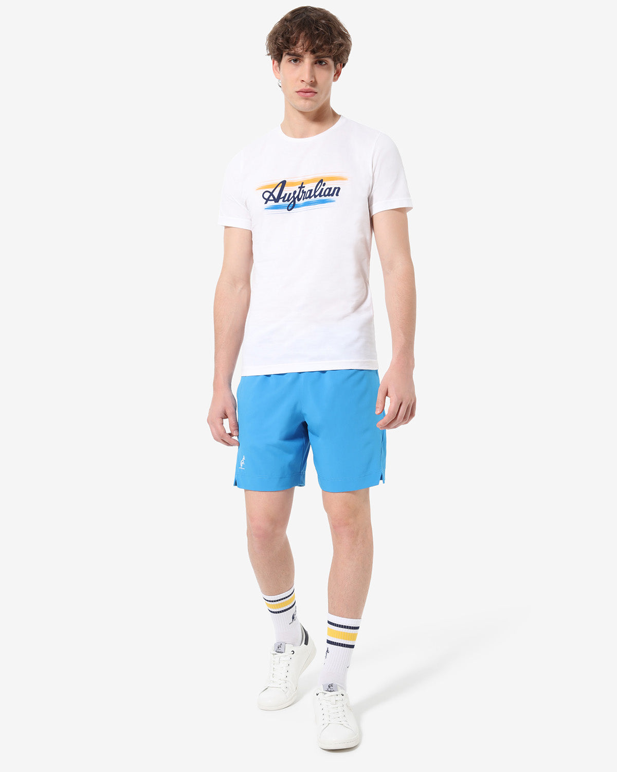 australian-slam-short-blu-capri-pantaloncino-tennis image 2