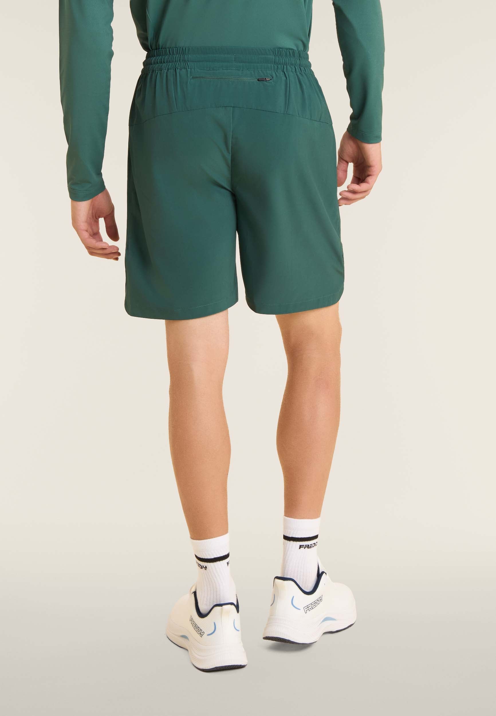 freddy-shorts-slim-da-uomo-con-tasche-zip-e-coulisse-in-vita image 3