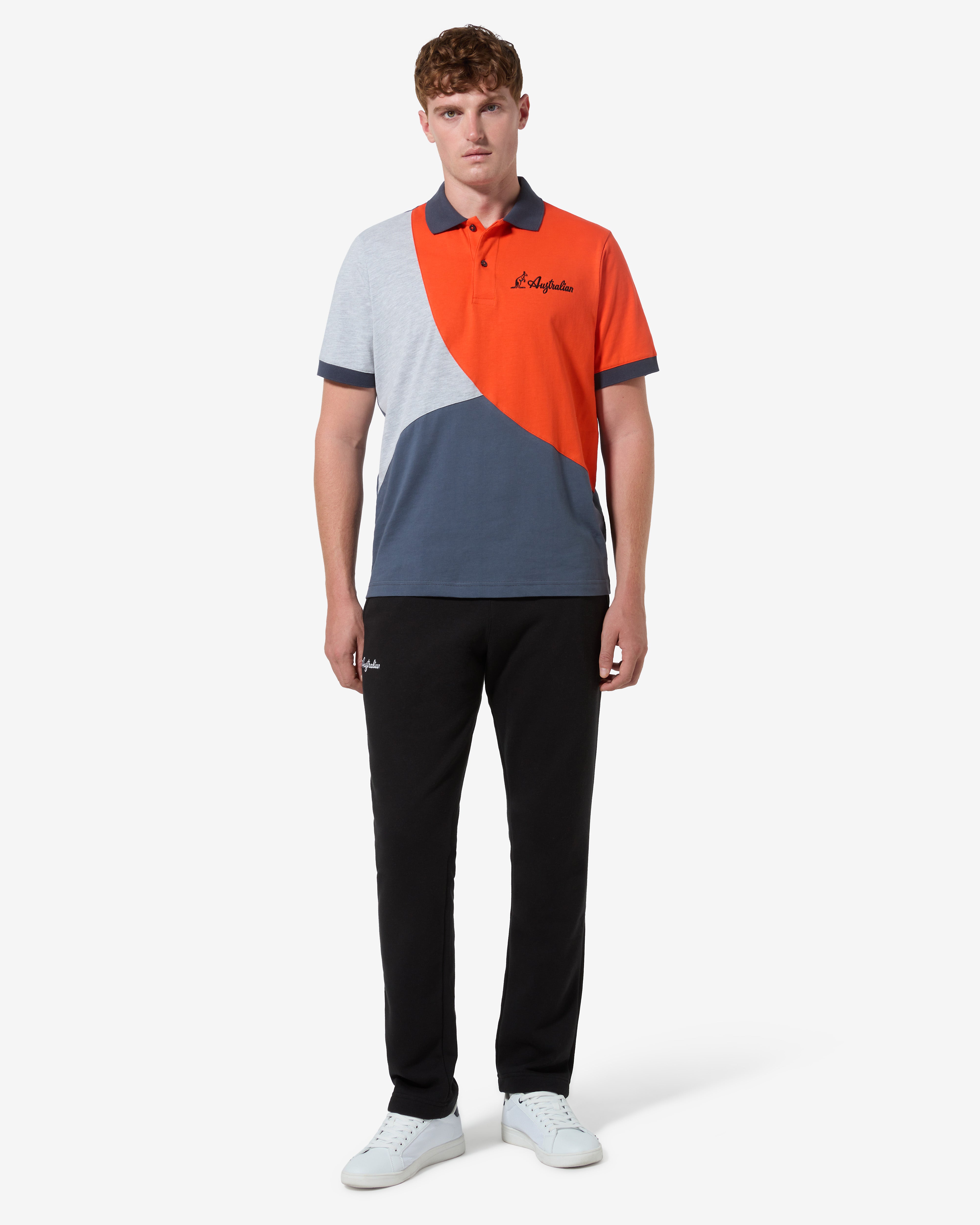 australian-anti-gravity-polo-in-cotone-grigio-titanio image 2