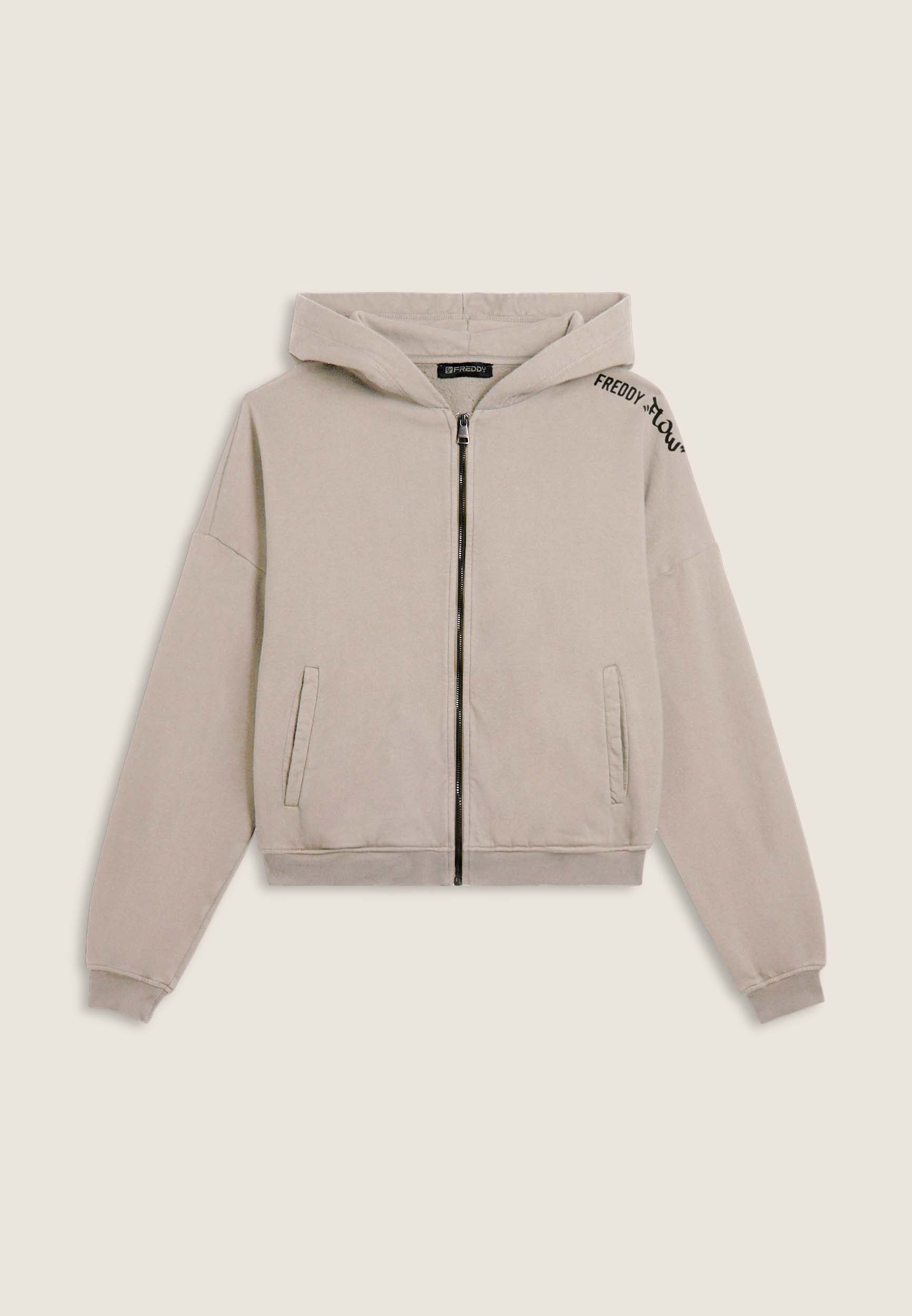 freddy-felpa-oversize-cropped-full-zip-con-stampa-flow image 8