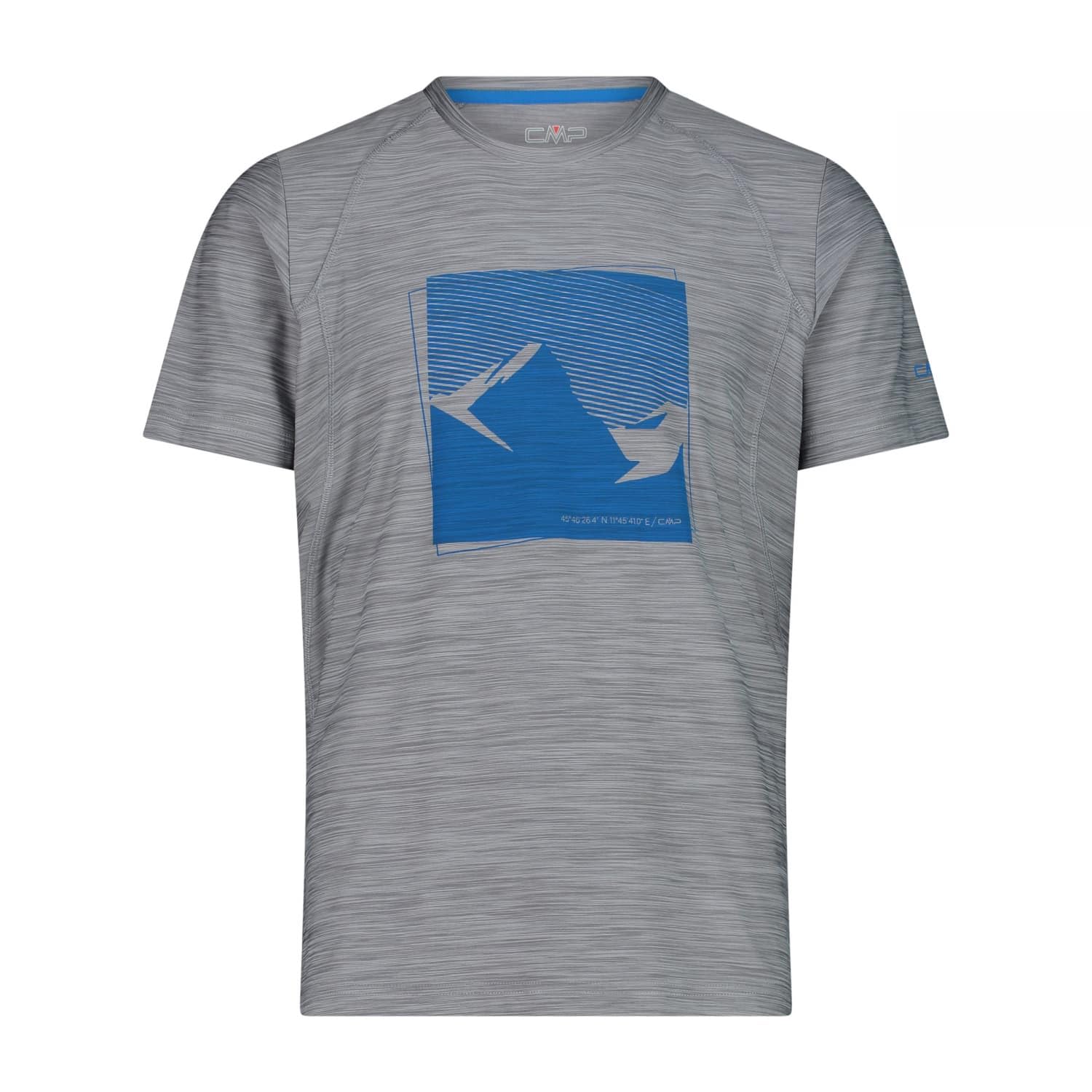 cmp-t-shirt-uomo-elasticizzata-jersey-melange image 1