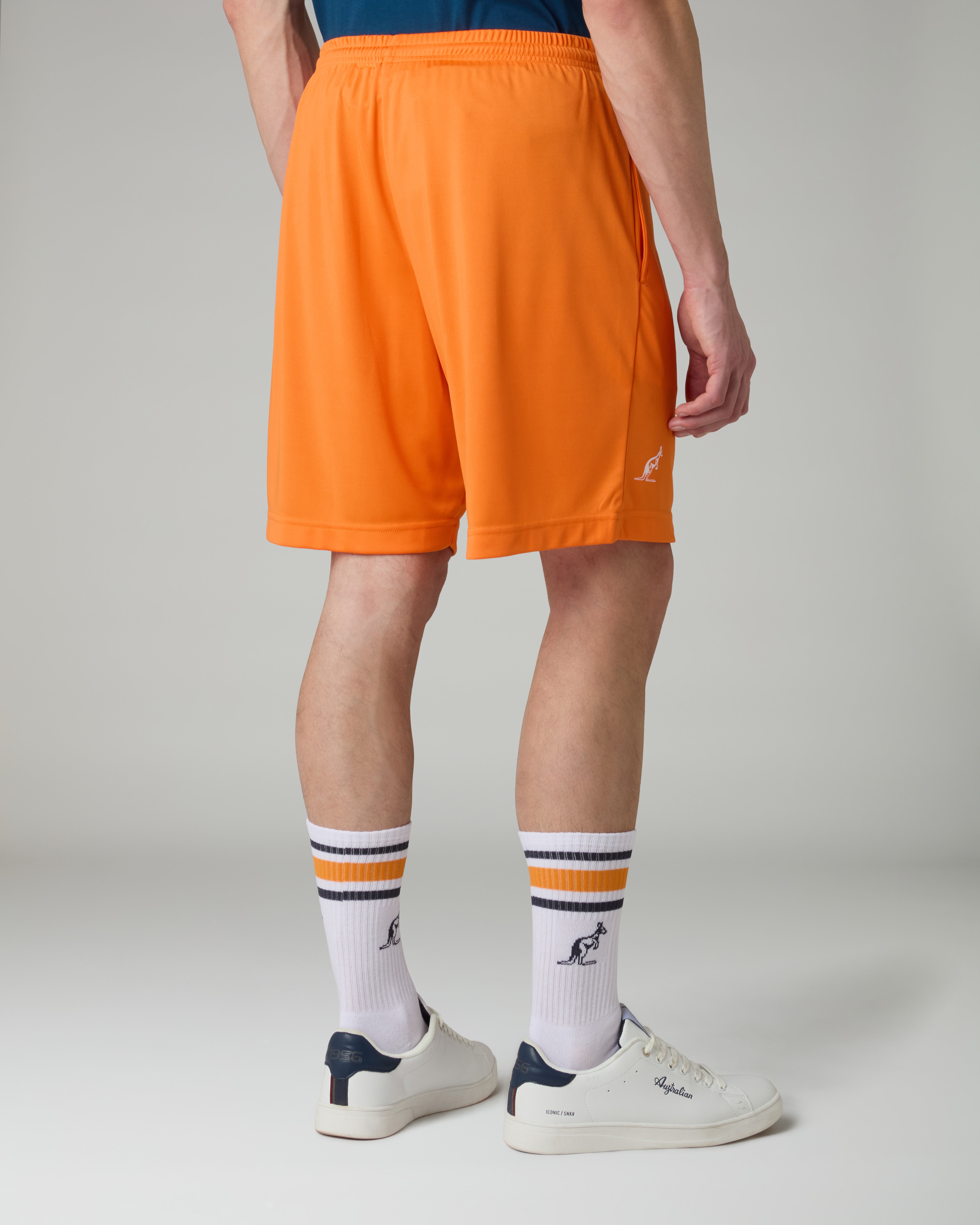 australian-ace-short-tennis-arancio-acceso-con-slip-interno image 3