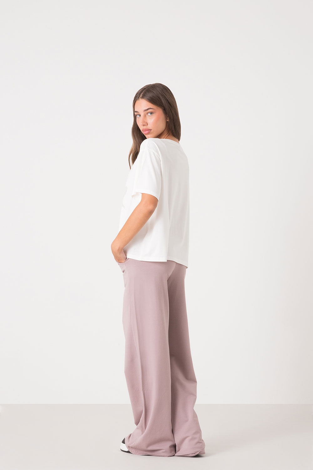 dimensione-danza-t-shirt-over-con-stampa-tono-su-tono-donna image 7