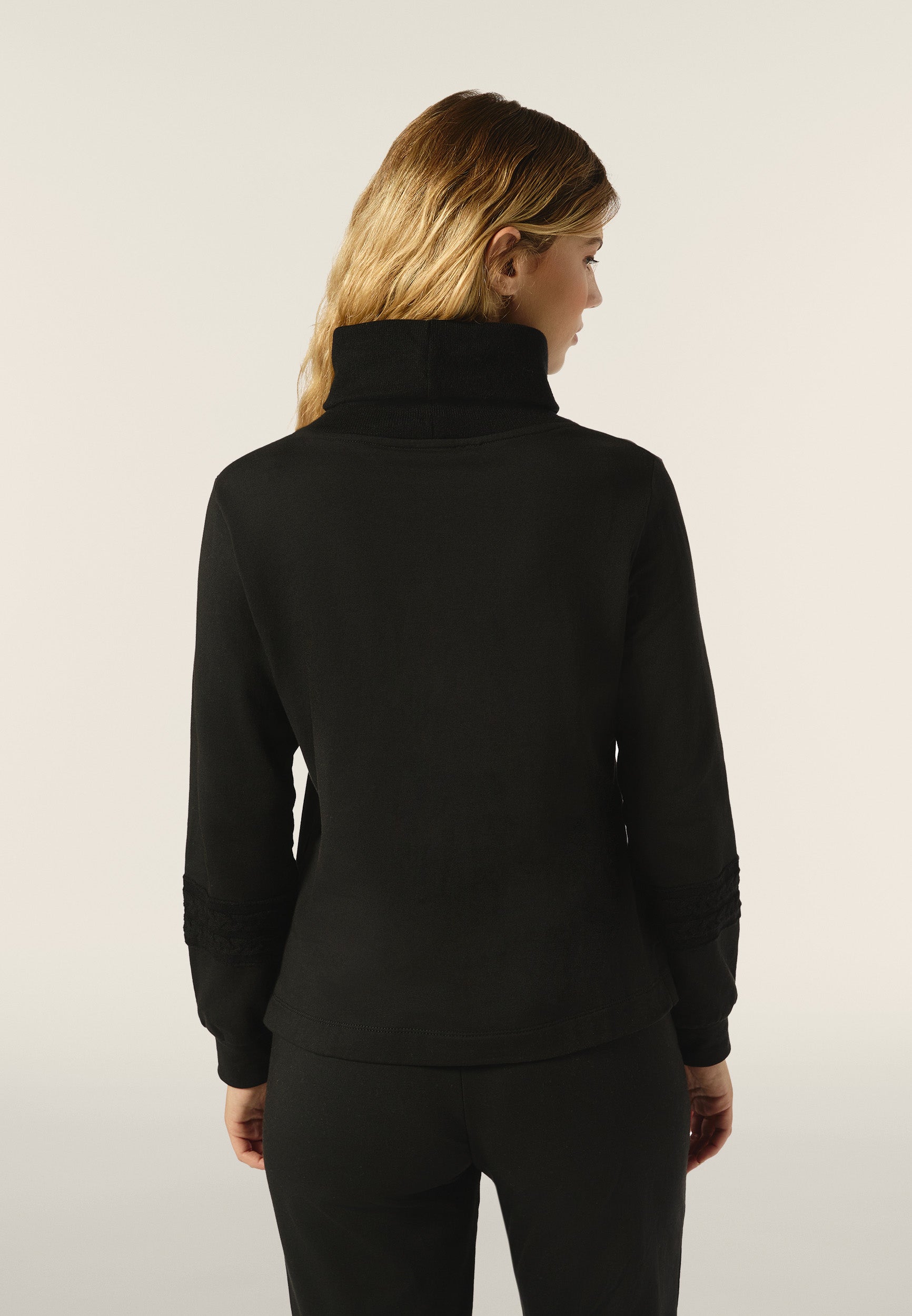 freddy-wr-up-felpa-donna-con-cappuccio-tasca-marsupio-tricot-trecce image 3