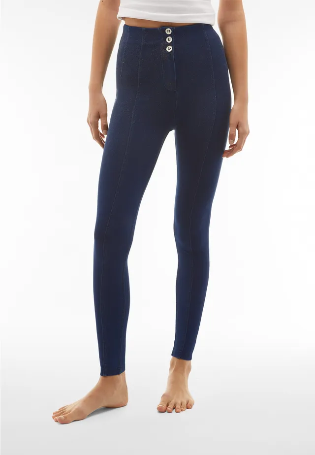 freddy-jeggings-wr-up-vita-super-alta-bustier-glitter image 1