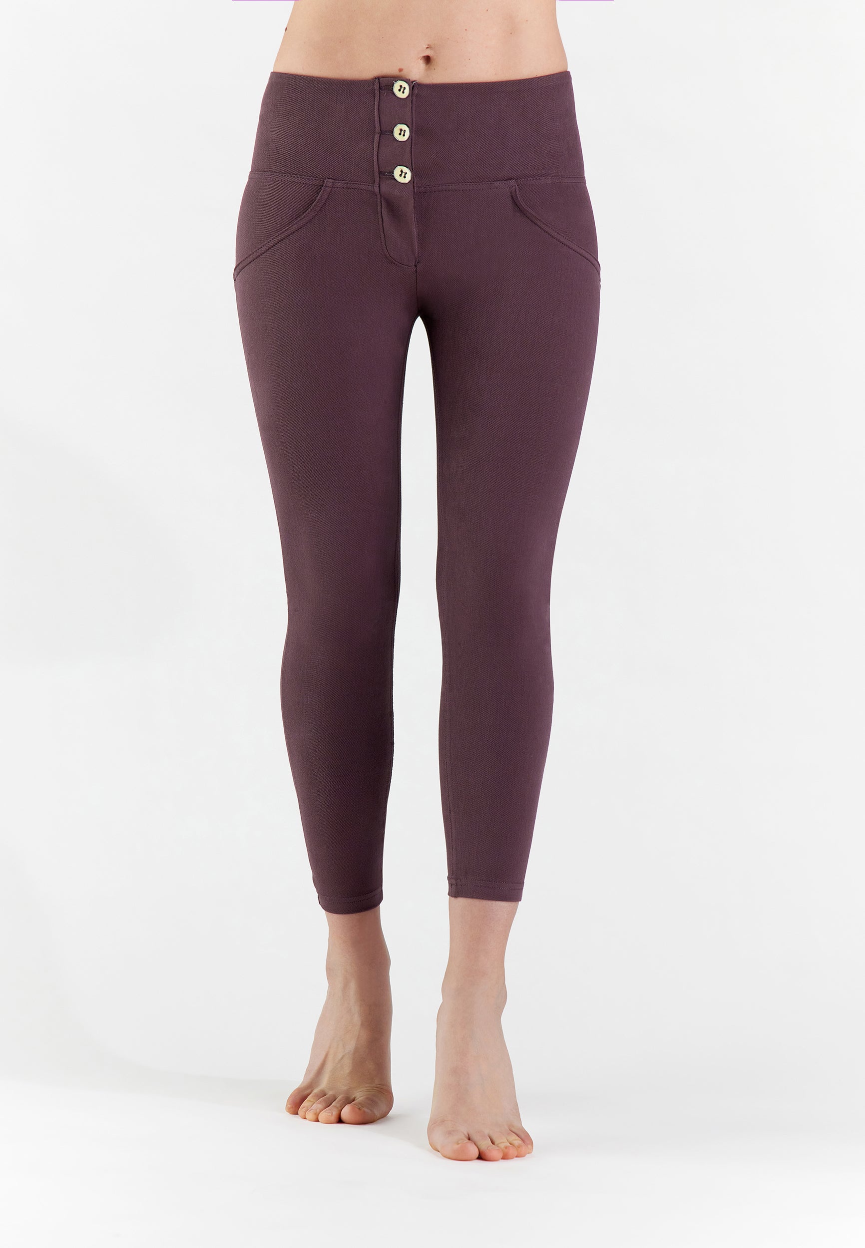 freddy-pantaloni-push-up-wr-up-7-8-vita-alta-jersey-drill-ecologico image 6
