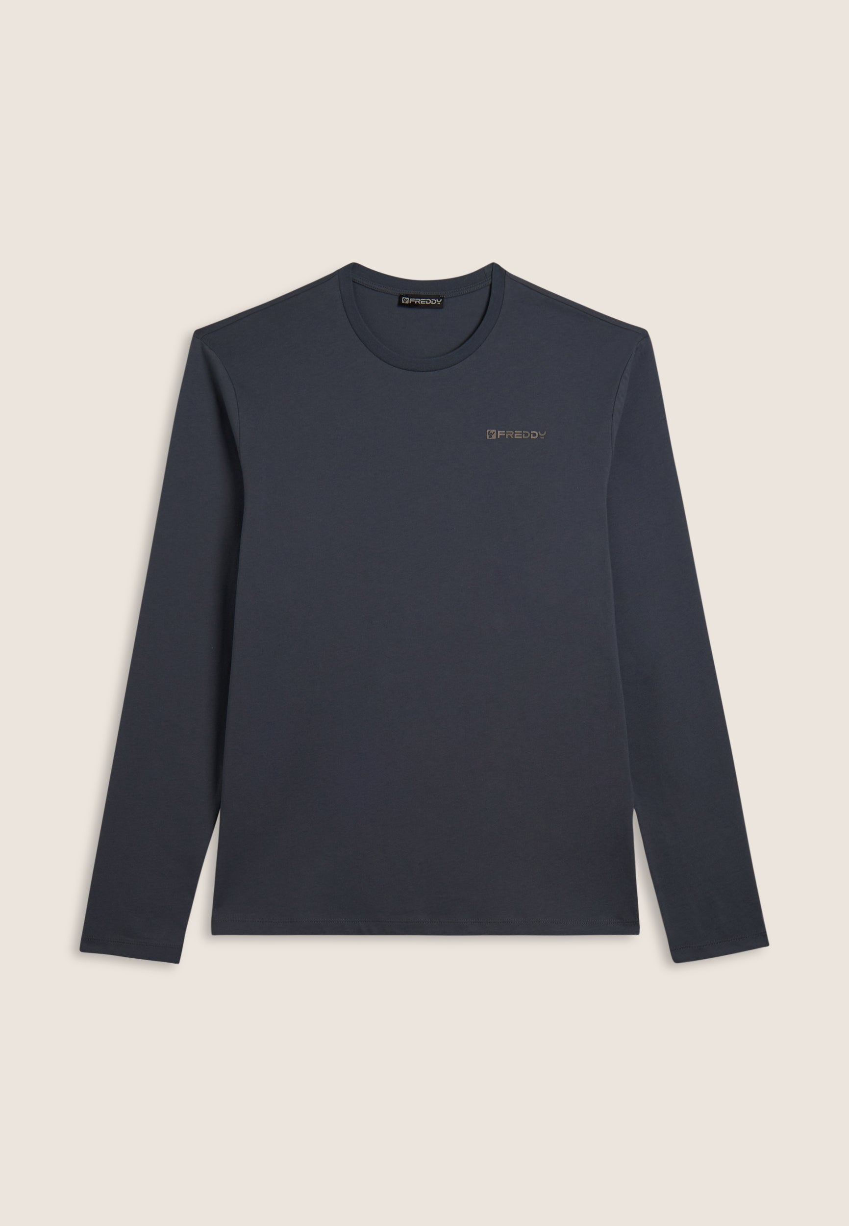 freddy-t-shirt-uomo-manica-lunga-cotone-con-logo-lato-cuore image 5