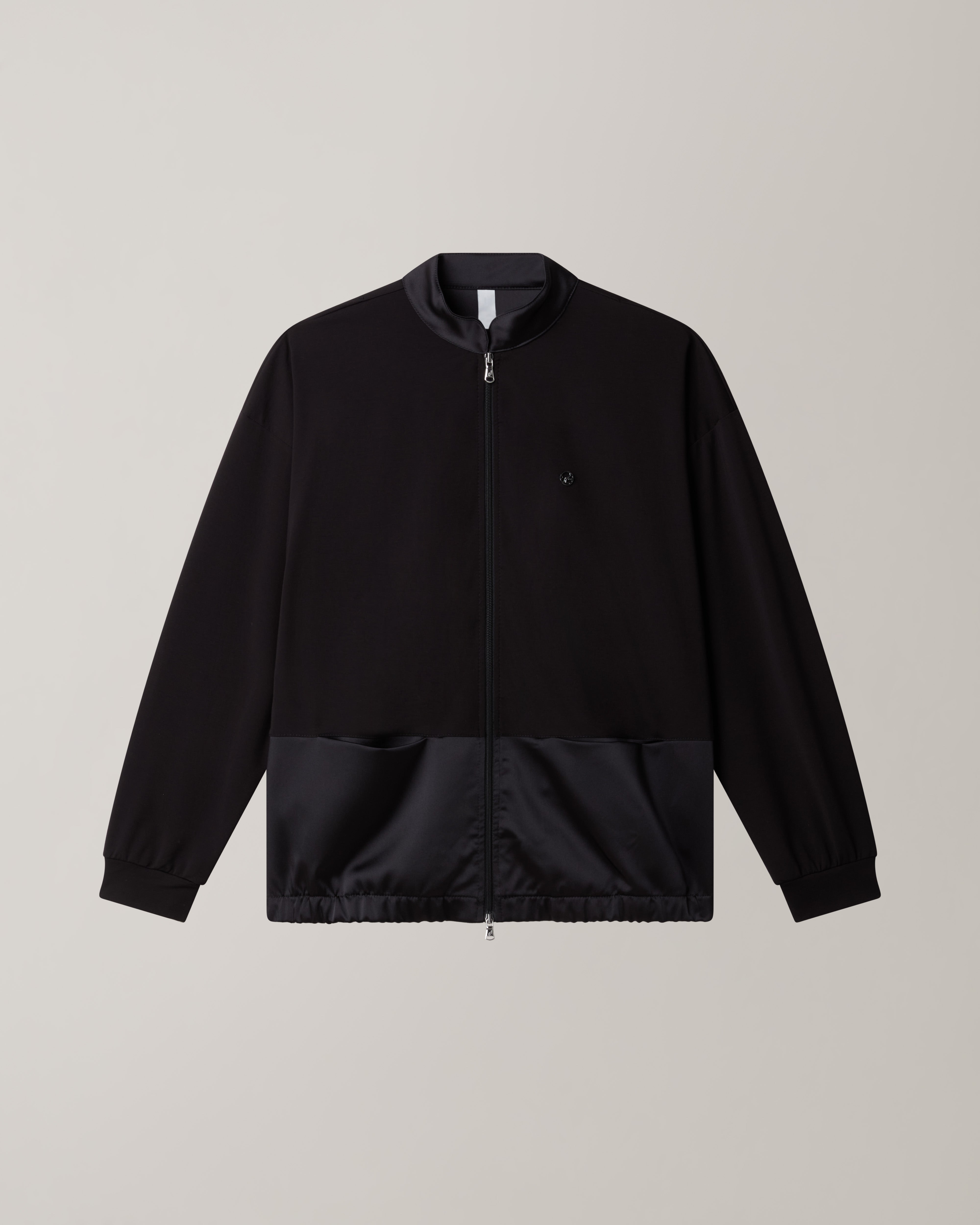 australian-glam-track-jacket-giacca-bomber-nera-full-zip image 6