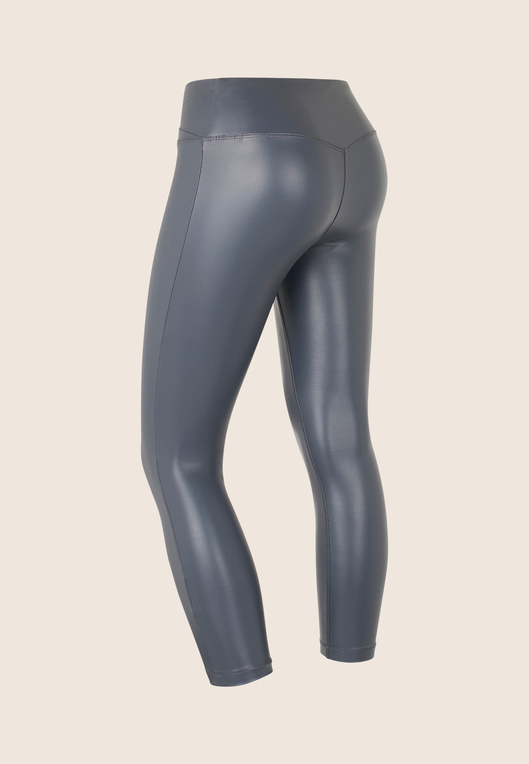 freddy-leggings-7-8-vita-regular-effetto-lucido-con-incrocio image 8