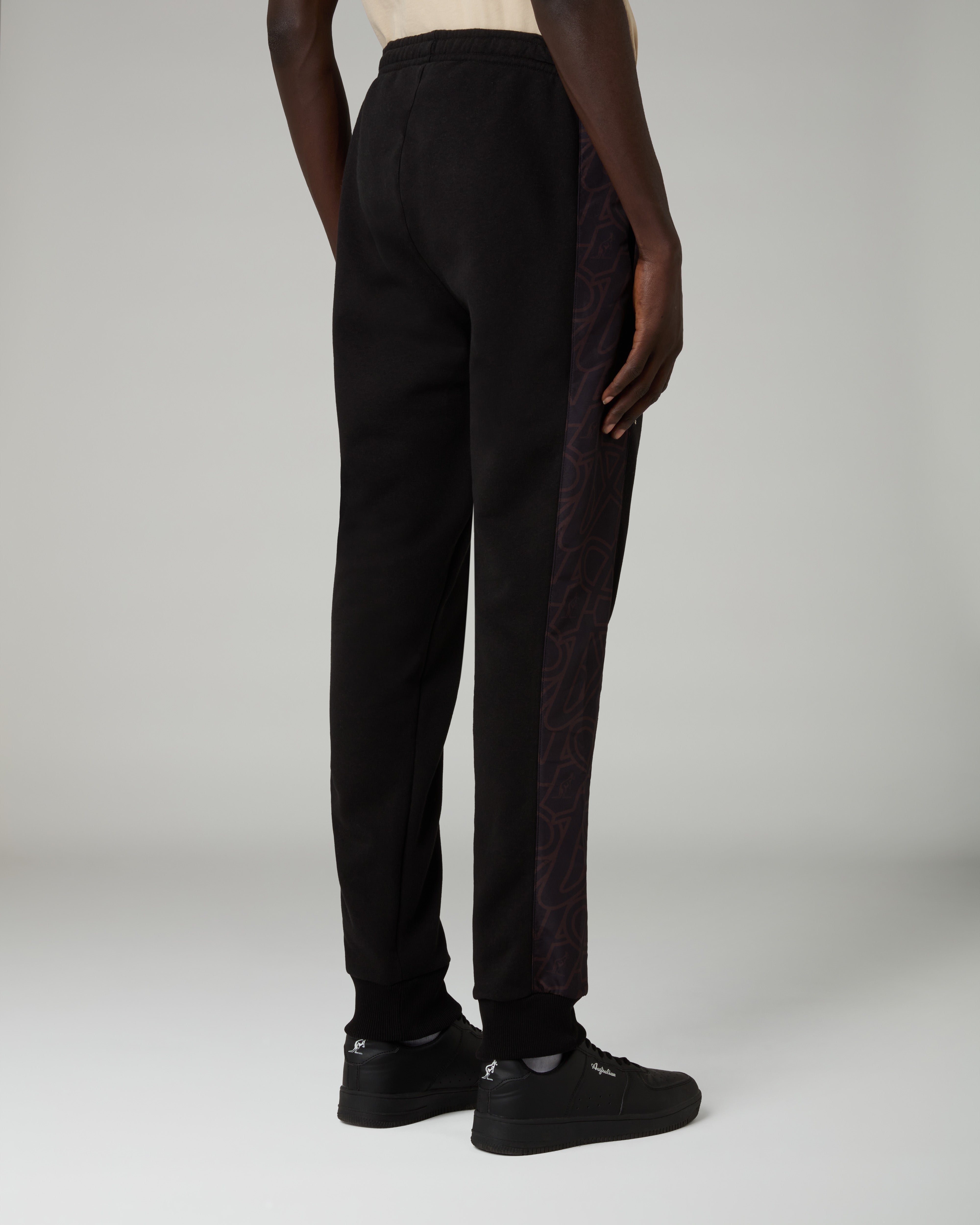 australian-iconissima-track-pant-pantalone-felpa-invernale-nero image 3