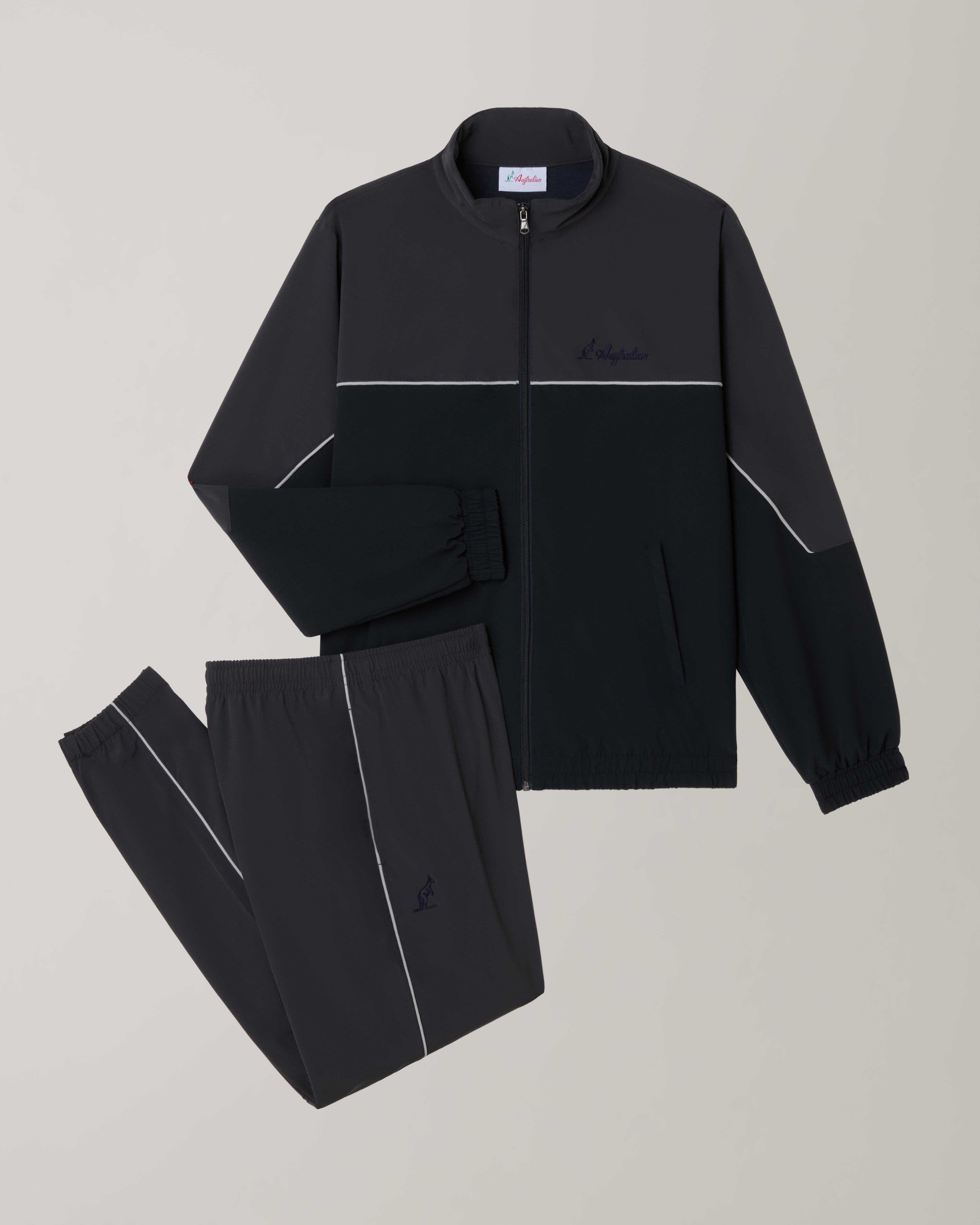 australian-color-block-slam-tracksuit-tuta-tecnica-blu-navy image 8