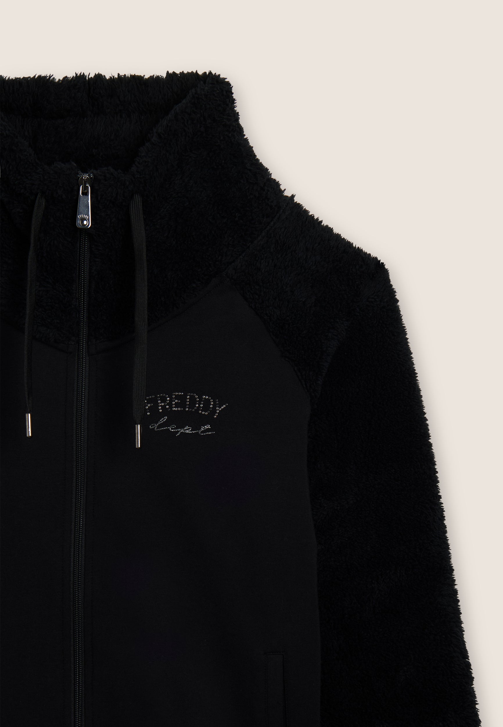 freddy-felpa-donna-con-zip-e-collo-alto-in-pile-sherpa image 6