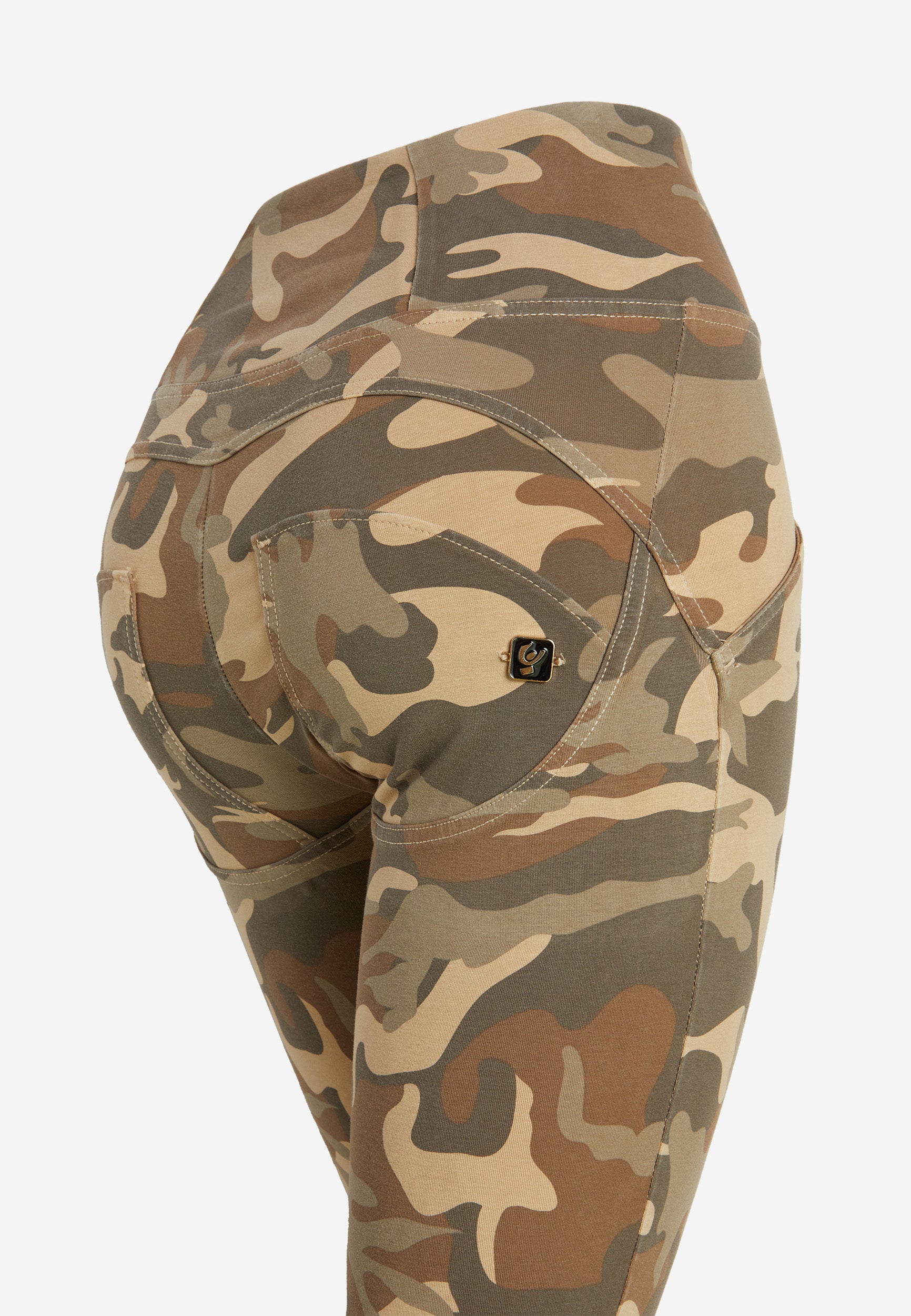 freddy-wr-up-pantaloni-vita-alta-zip-jersey-camouflage-superskinny image 8