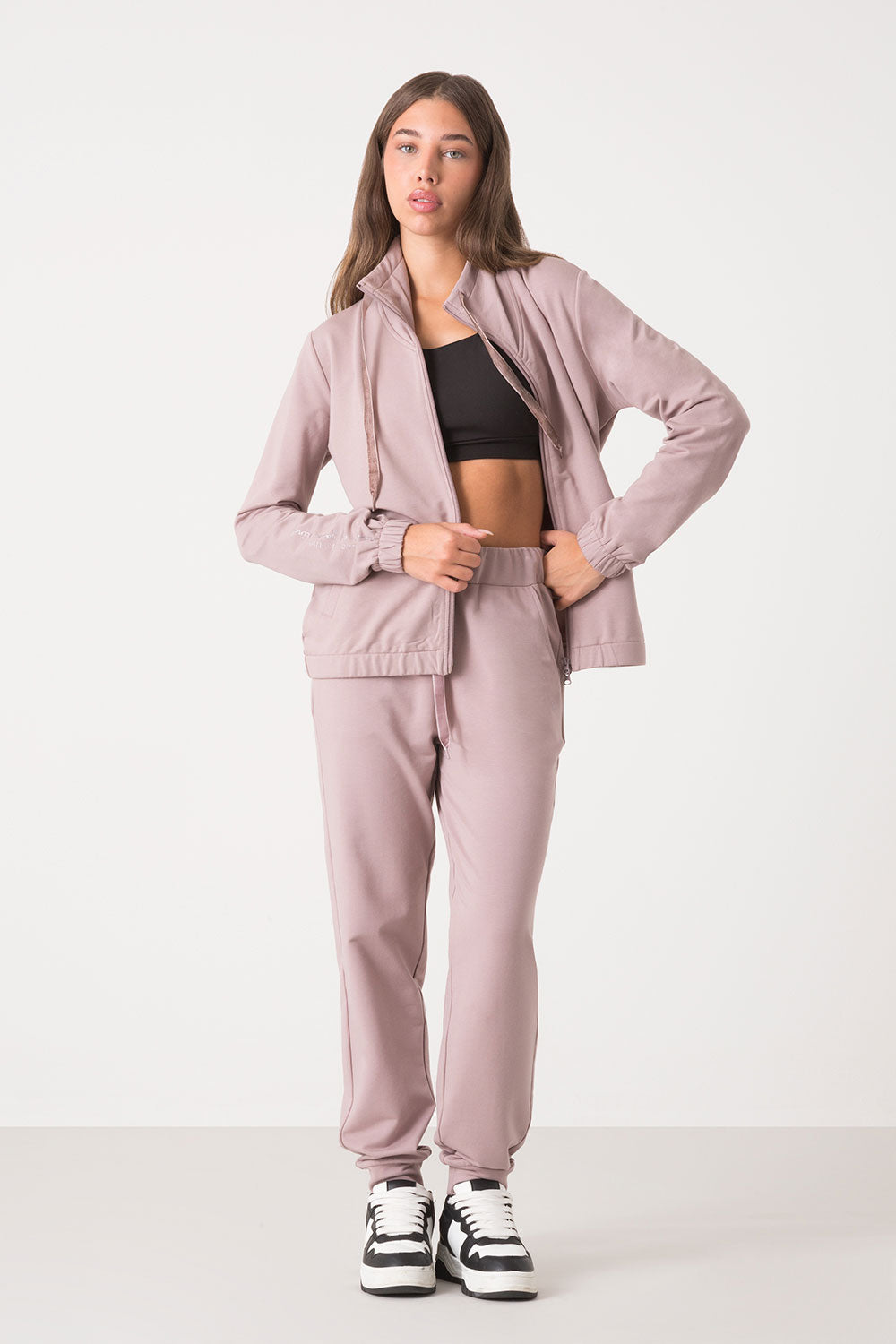 dimensione-danza-giacca-full-zip-collo-alto-non-garzata-donna image 8