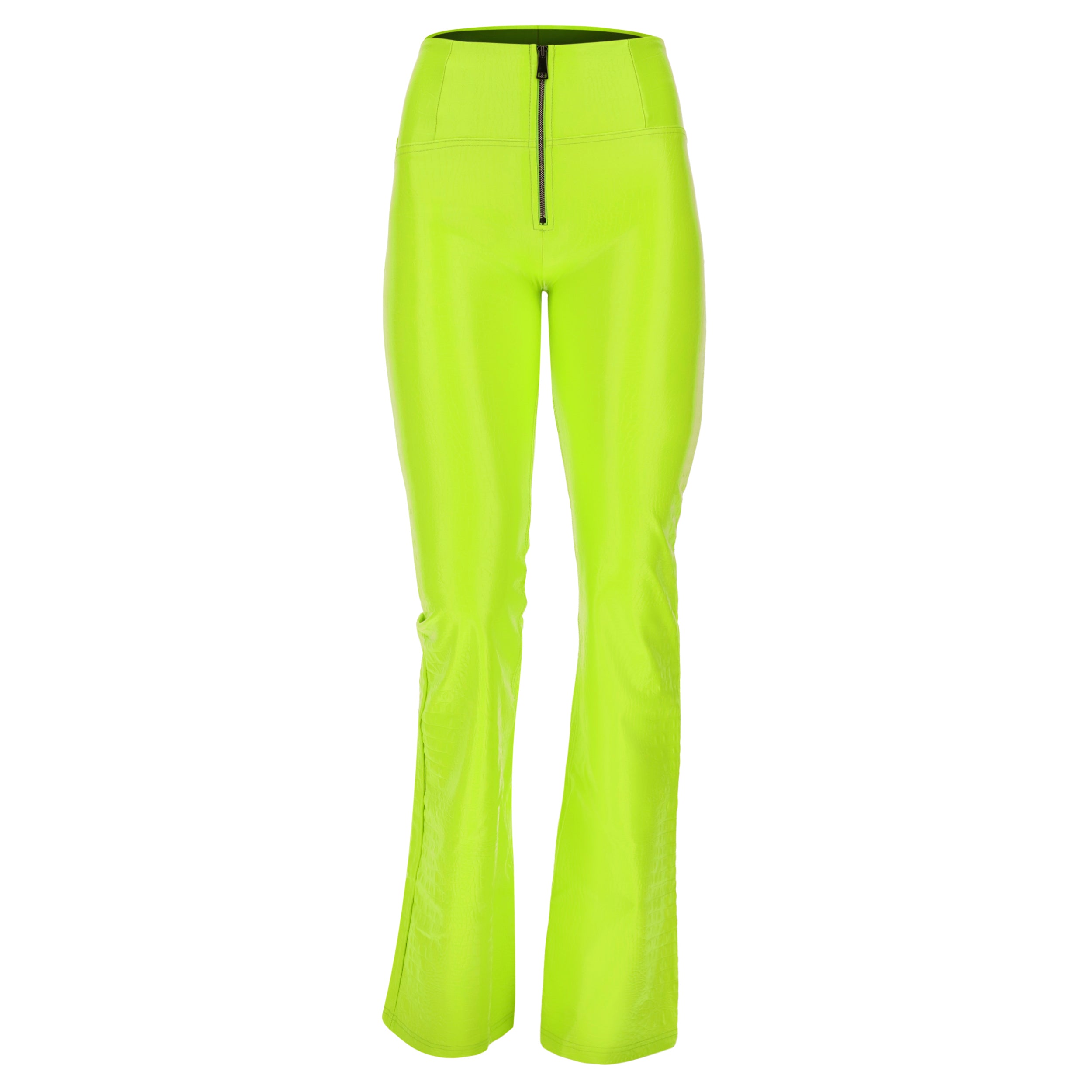 freddy-pantaloni-skinny-wr-up-similpelle-lime-effetto-cocco-vita-alta image 2