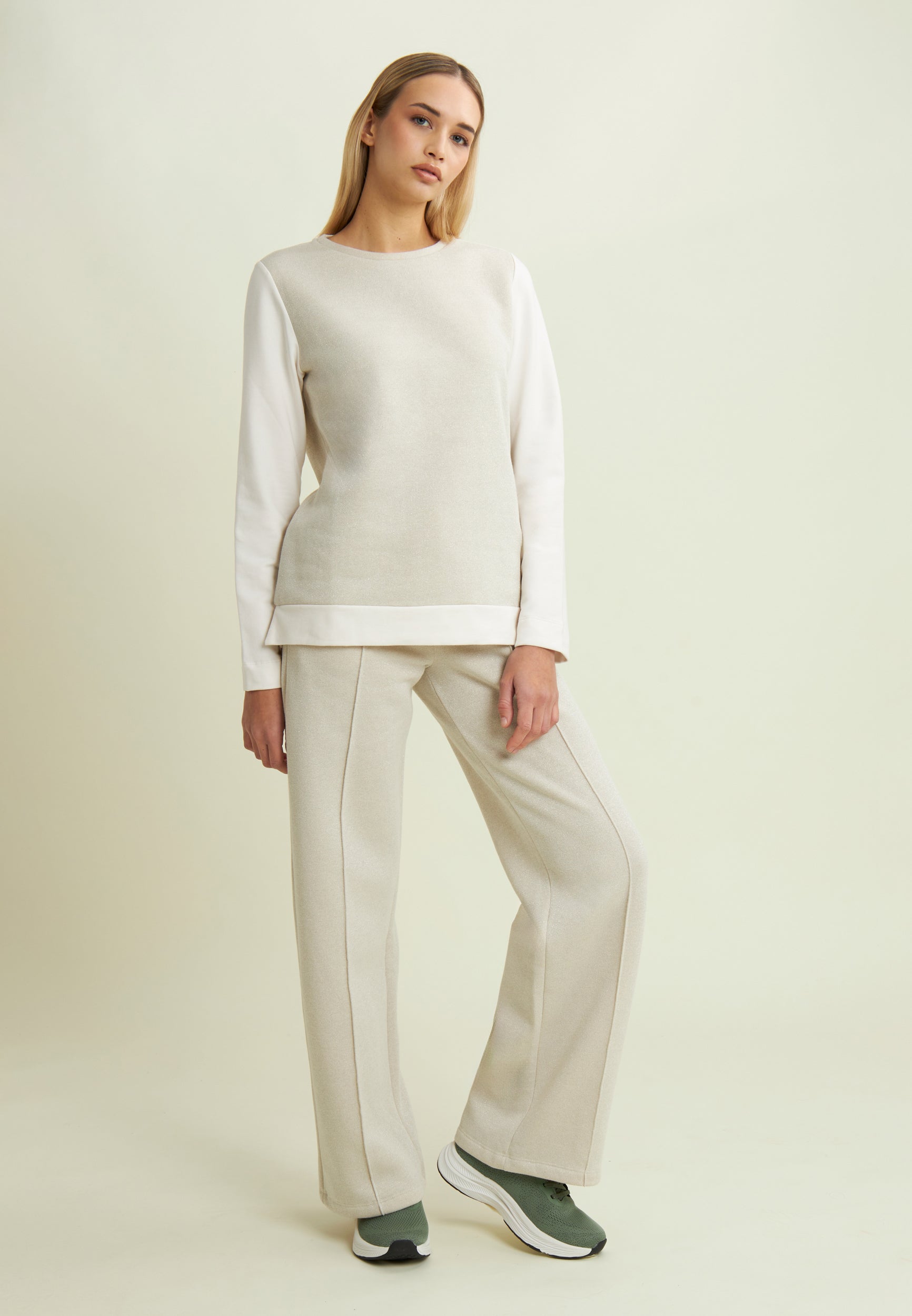 freddy-felpa-donna-girocollo-in-m-lange-lurex-garzata image 2